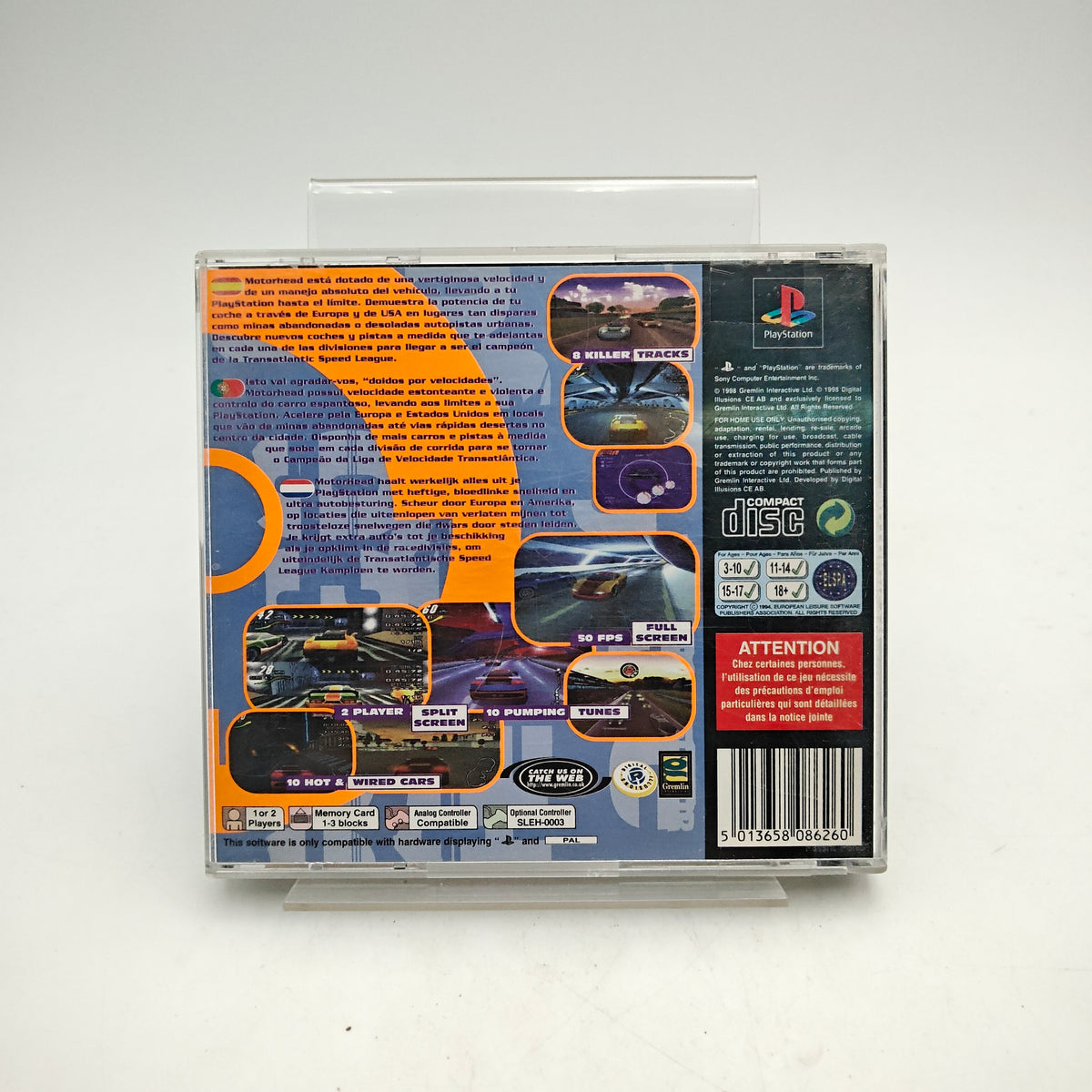 MOTORHEAD - PLAYSTATION 1