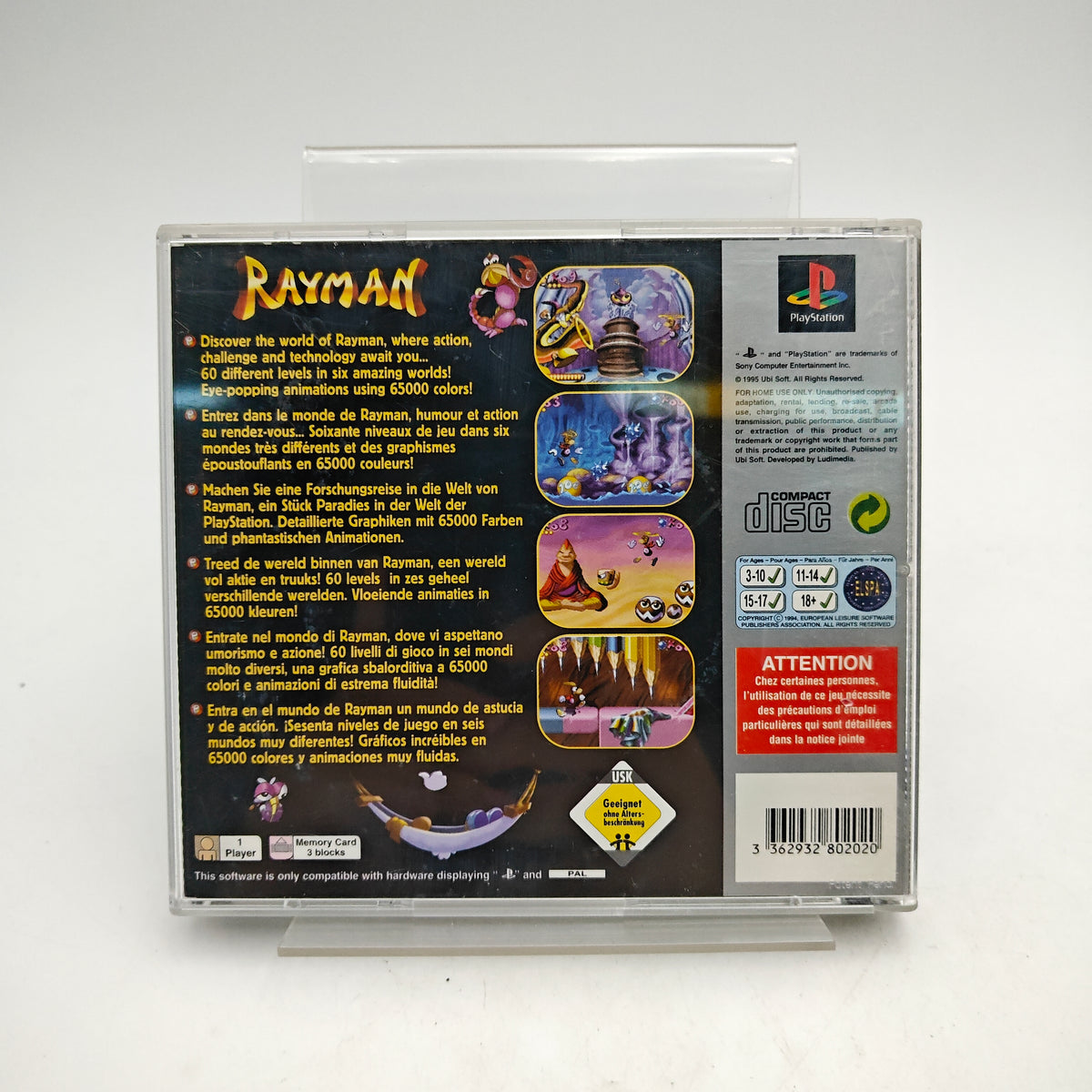 RAYMAN - PLAYSTATION 1