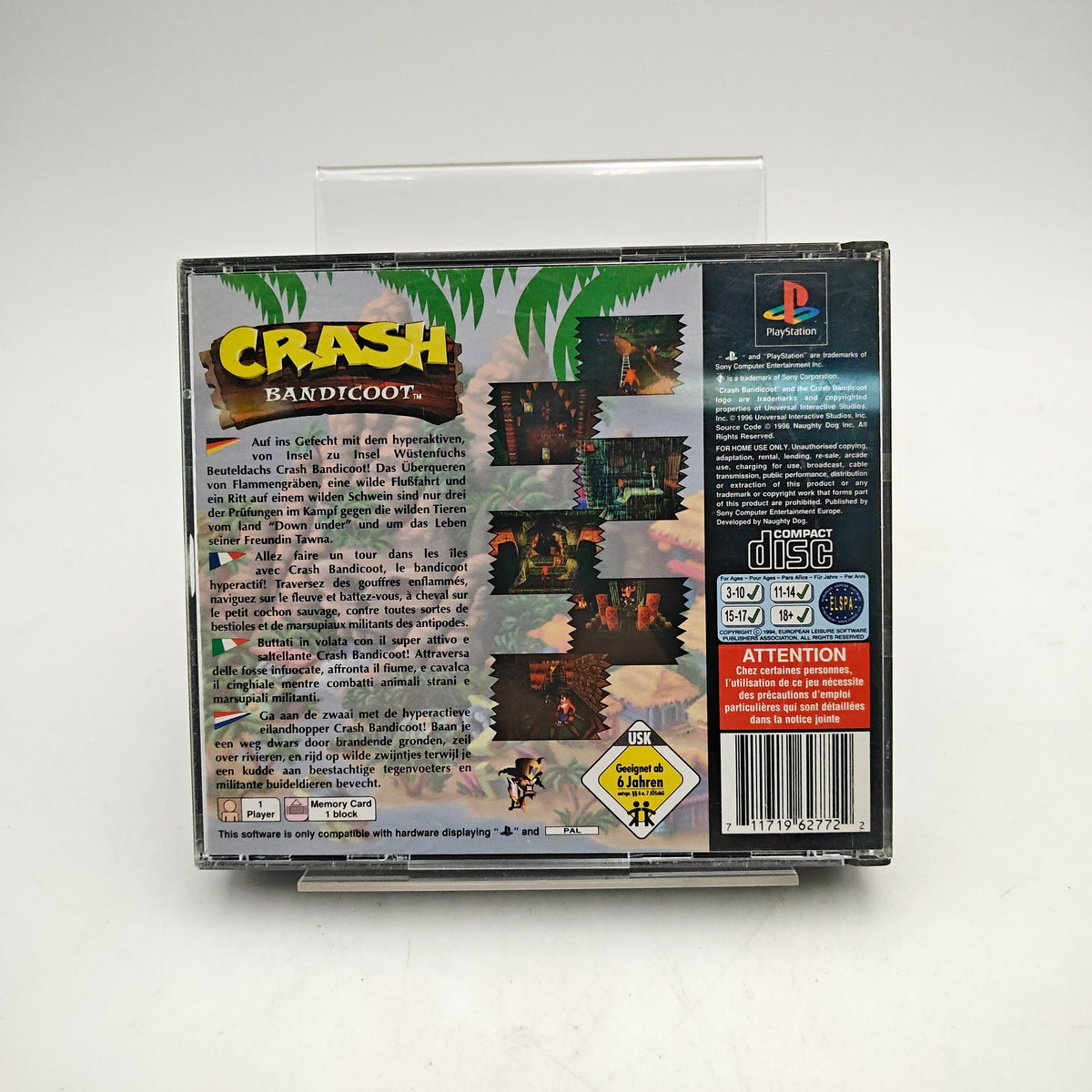 CRASH BANDICOOT - PLAYSTATION 1