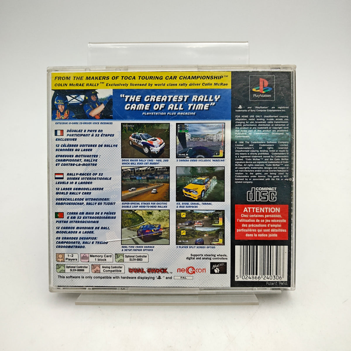 COLIN MCRAE RALLY - PLAYSTATION 1