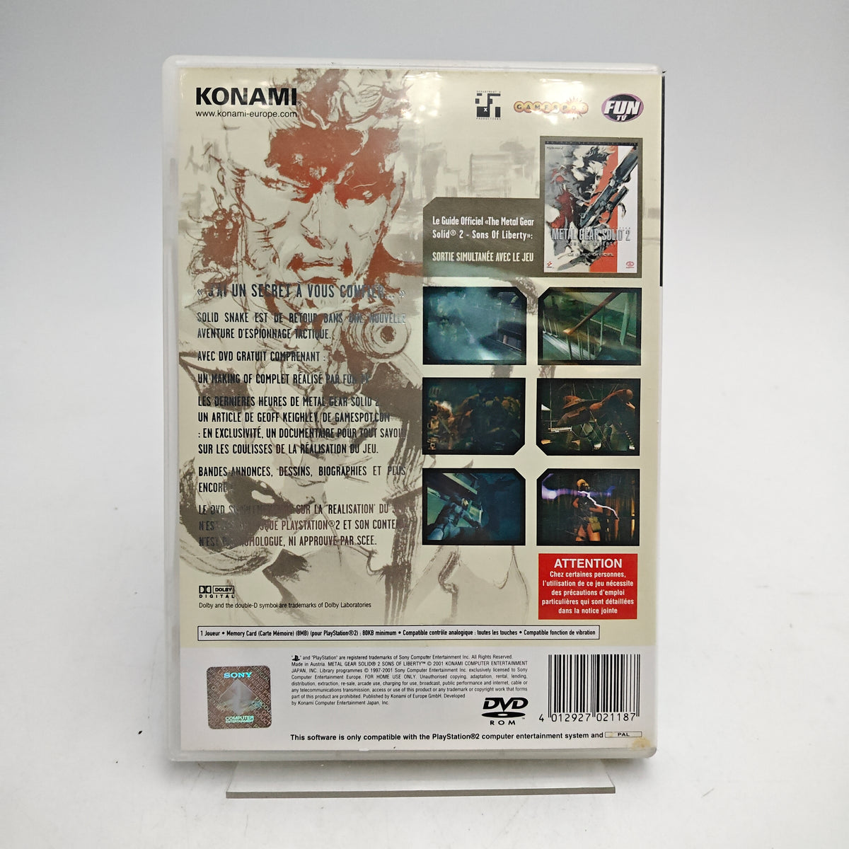 METAL GEAR SOLID 2: SONS OF LIBERTY - PLAYSTATION 2