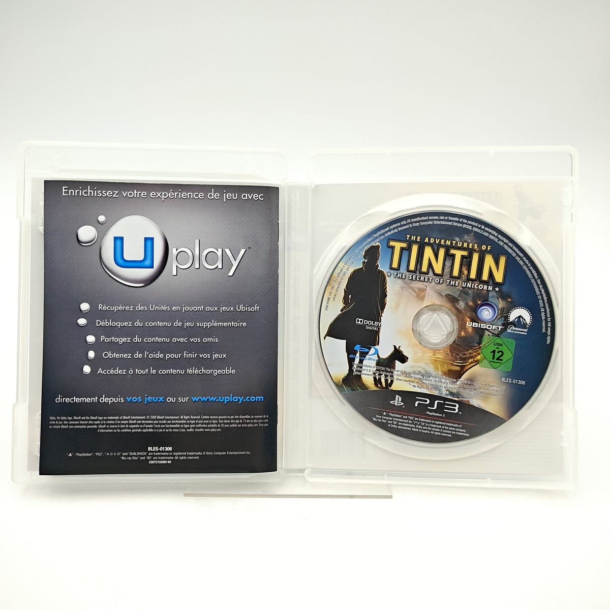 LES AVENTURES DE TINTIN : LE SECRET DE LA LICORNE - PLAYSTATION 3