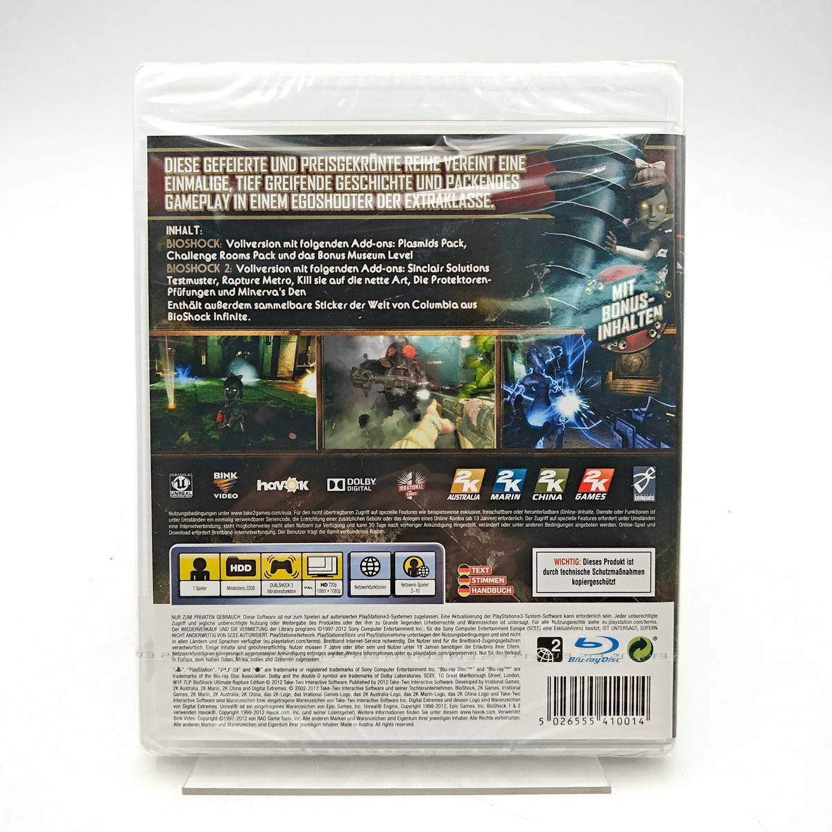 BIOSHOCK ULTIMATE RAPTURE EDITION (NEUF) - PLAYSTATION 3