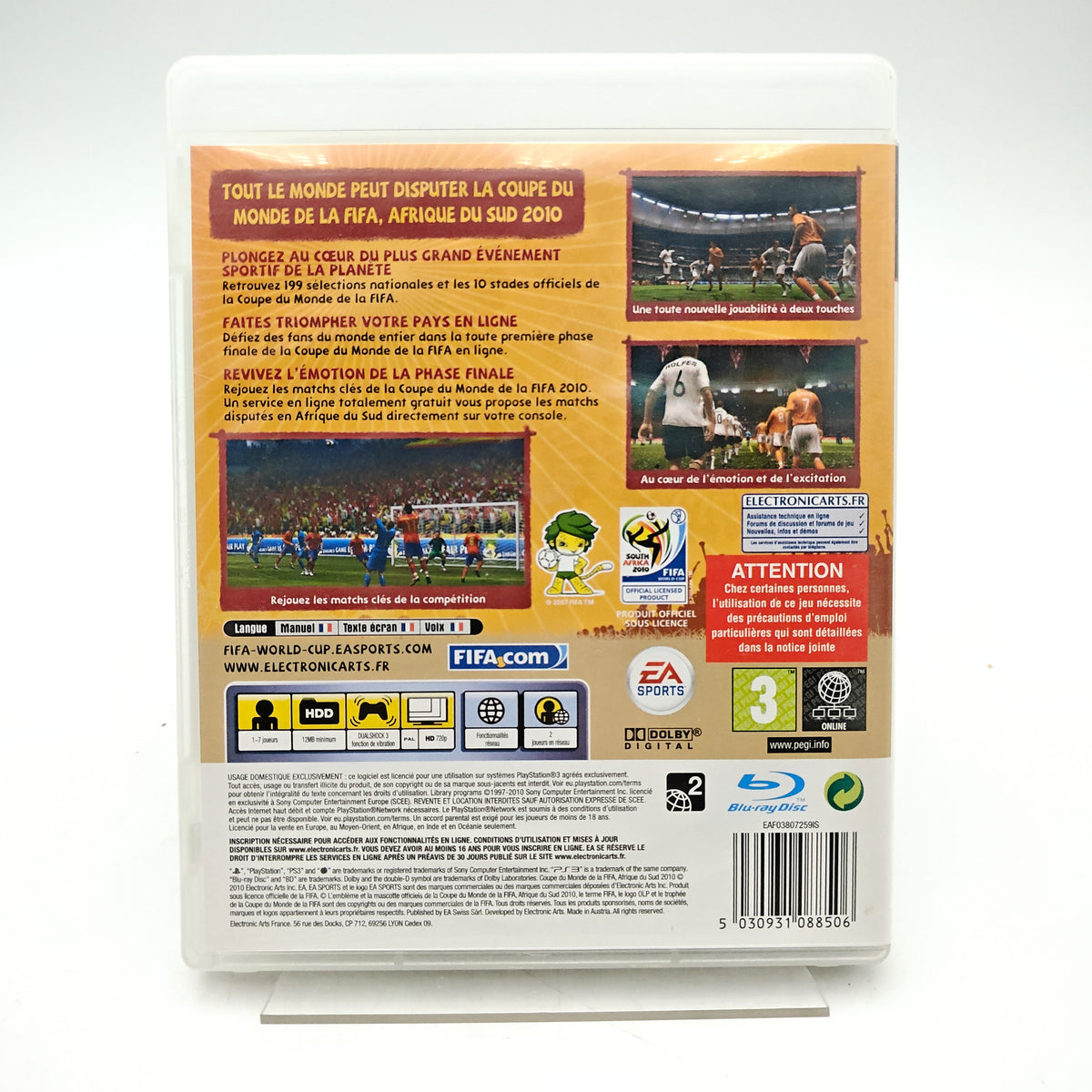 COUPE DU MONDE DE LA FIFA, AFRIQUE DU SUD 2010 - PLAYSTATION 3