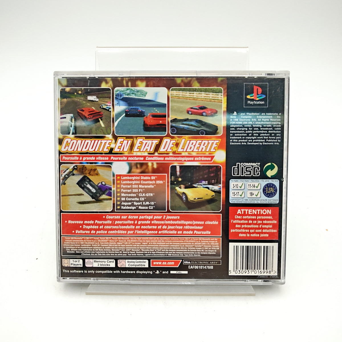 NEED FOR SPEED III - PLAYSTATION 1