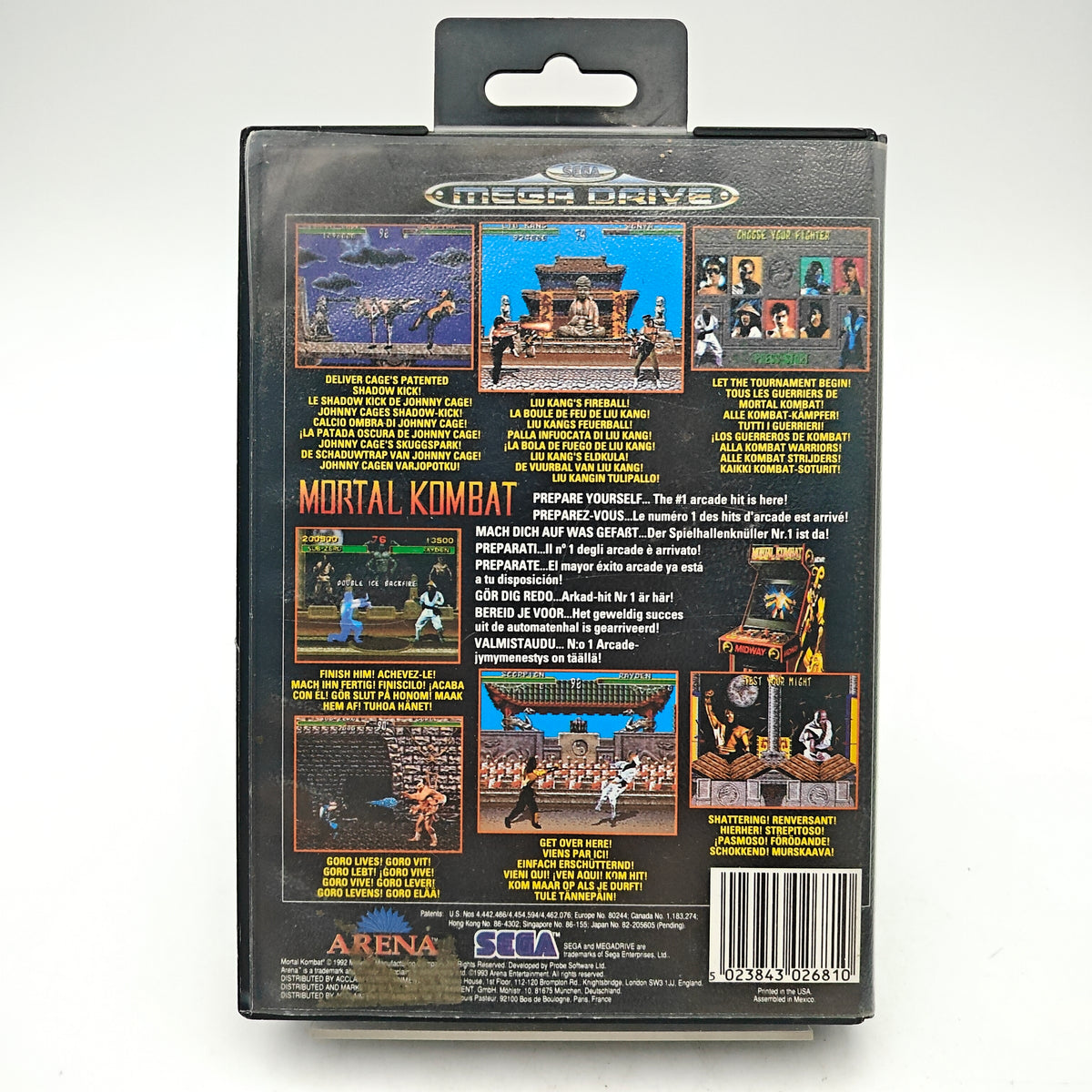 MORTAL KOMBAT - MEGA DRIVE