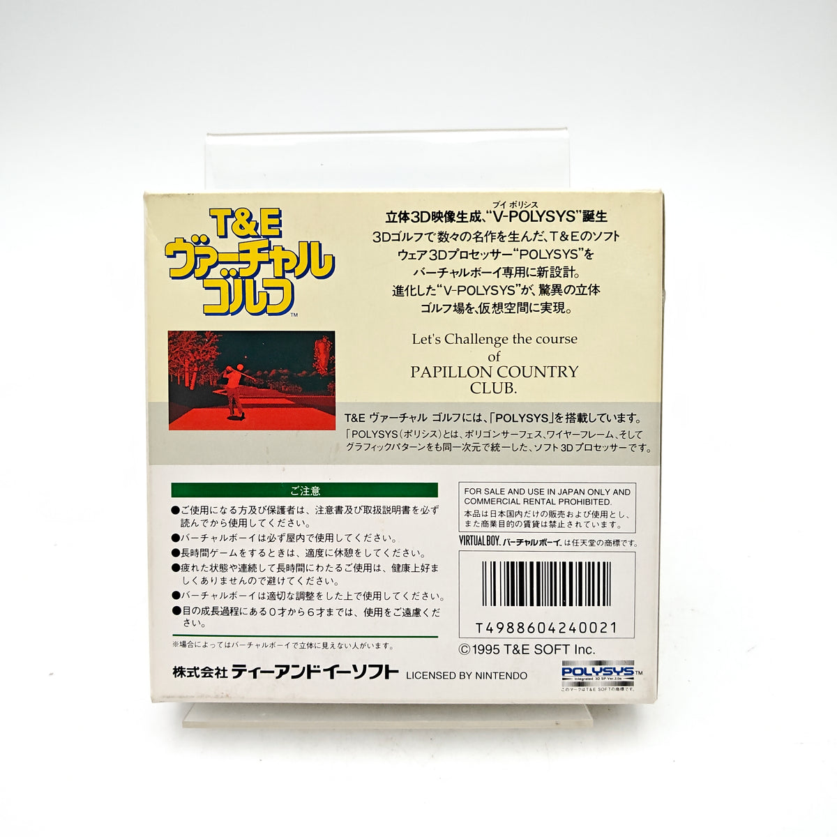 T&E GOLF - VIRTUAL BOY