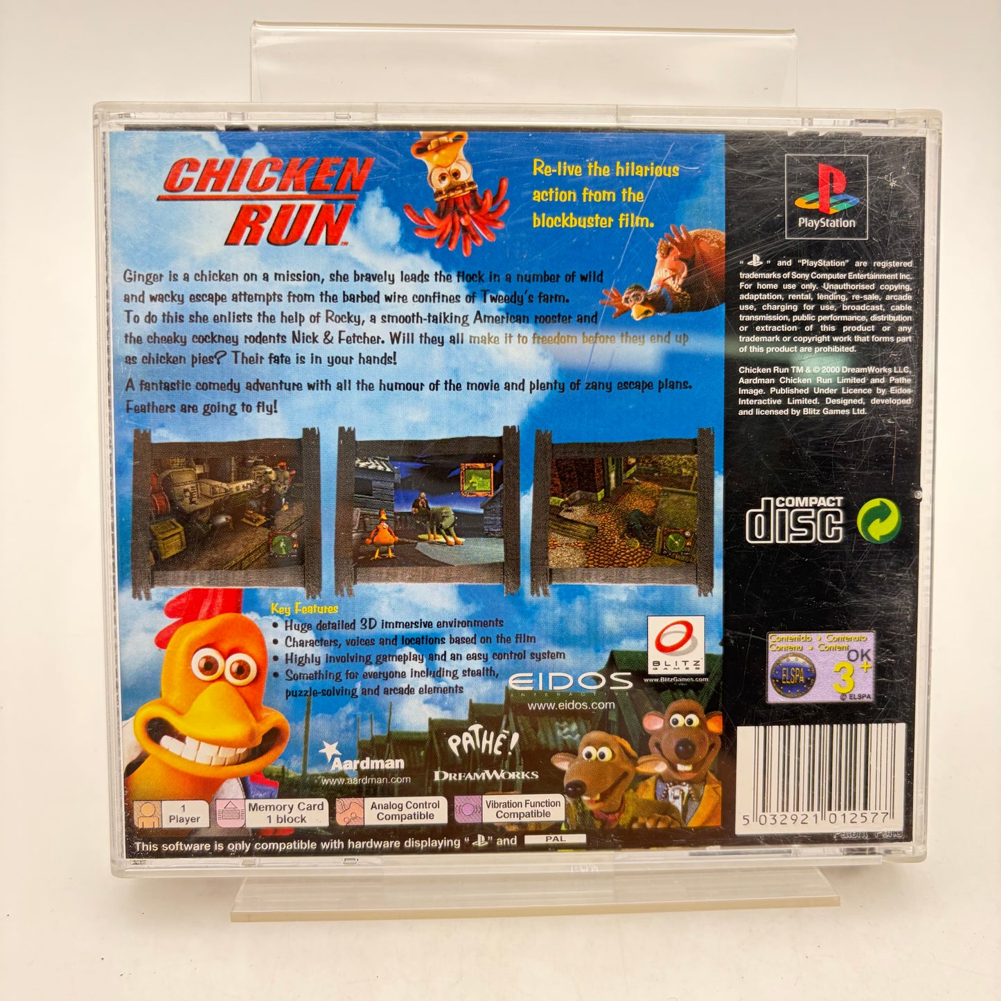 CHICKEN RUN - PLAYSTATION 1