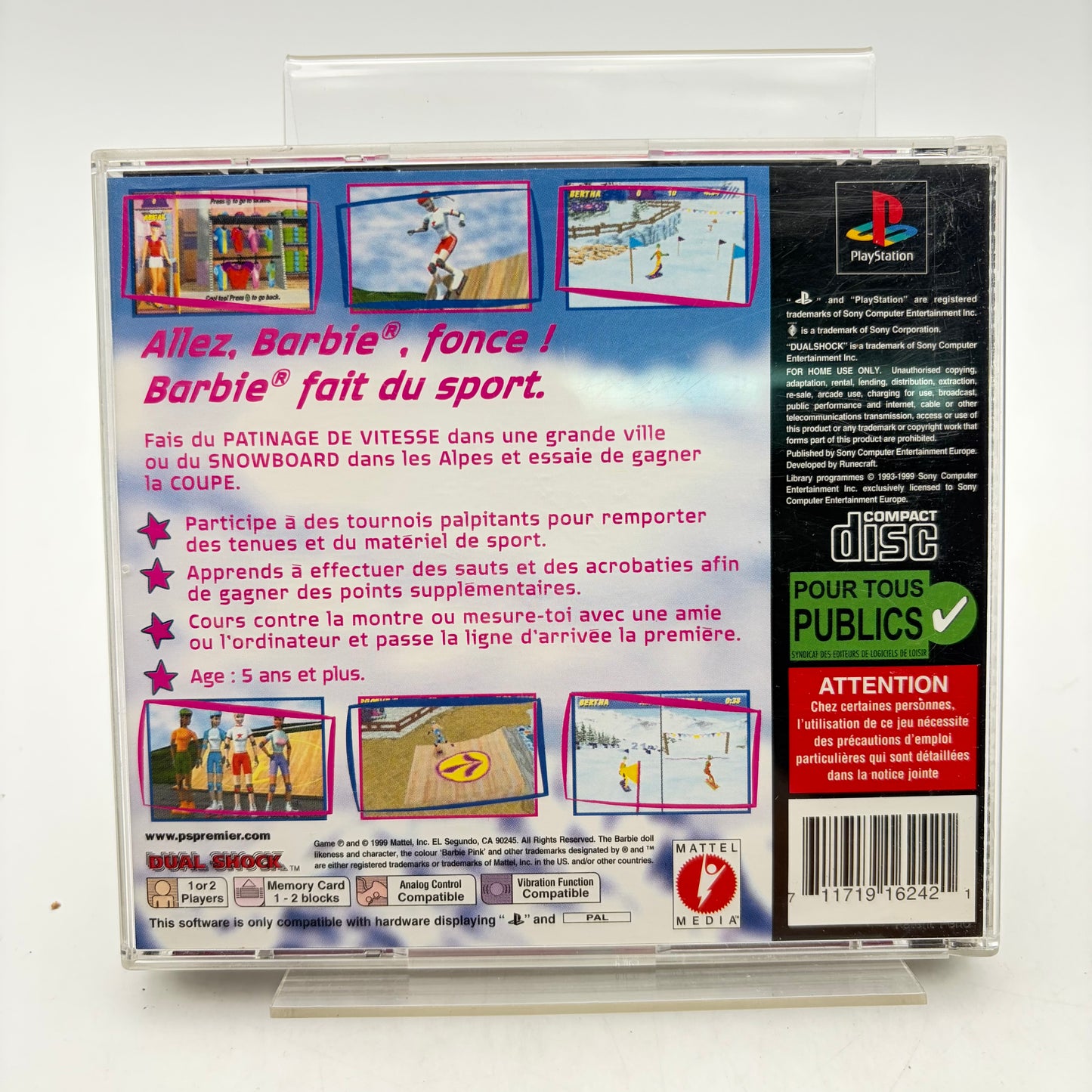 BARBIE SPORTS EXTRÊME - PLAYSTATION 1