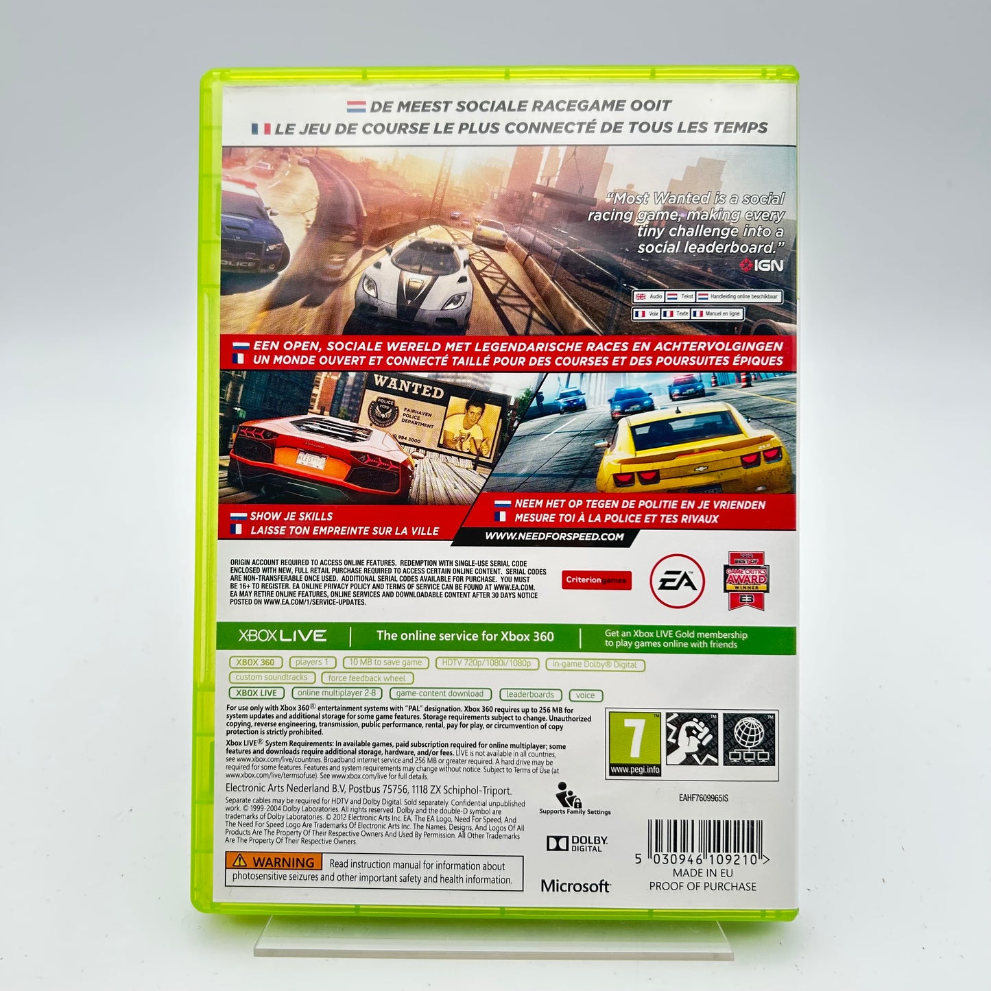 NEED FOR SPEED MOST WANTED - XBOX 360