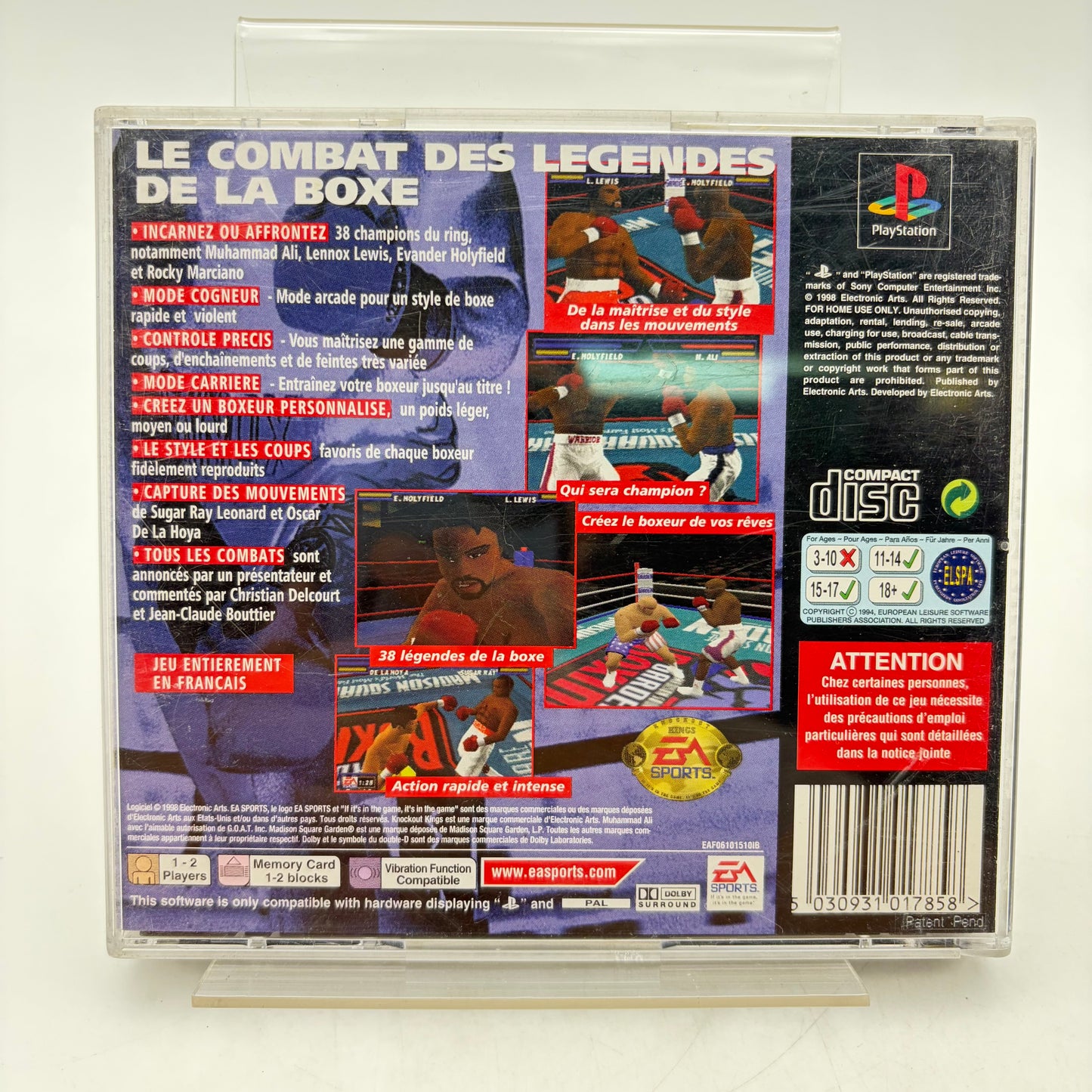 KNOCKOUT KINGS 99 - PLAYSTATION 1