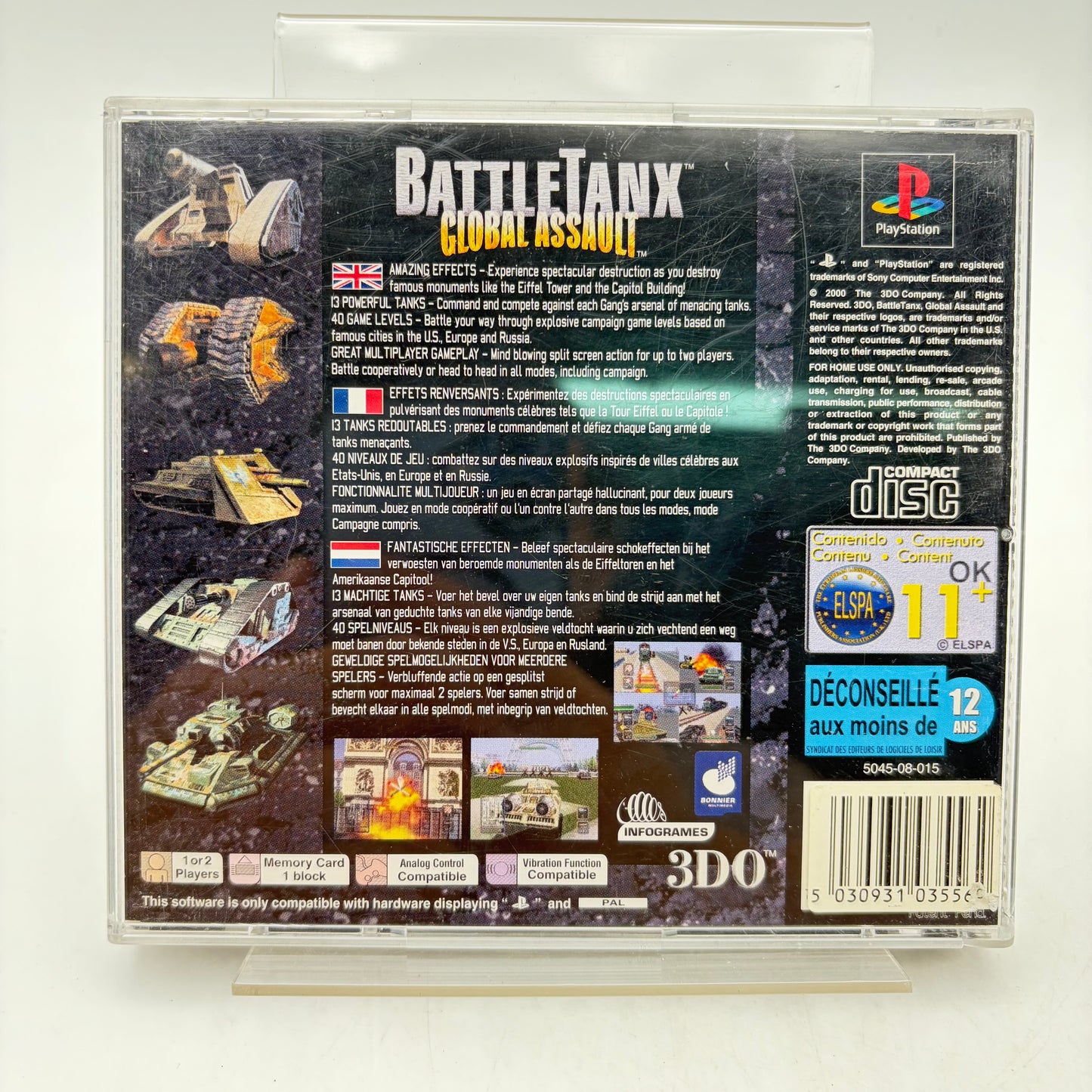 BATTLETANX : GLOBAL ASSAULT - PLAYSTATION 1