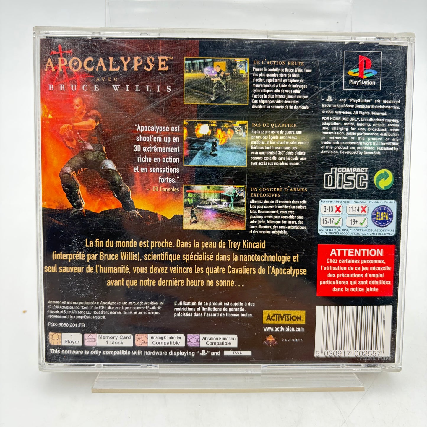 APOCALYPSE - PLAYSTATION 1