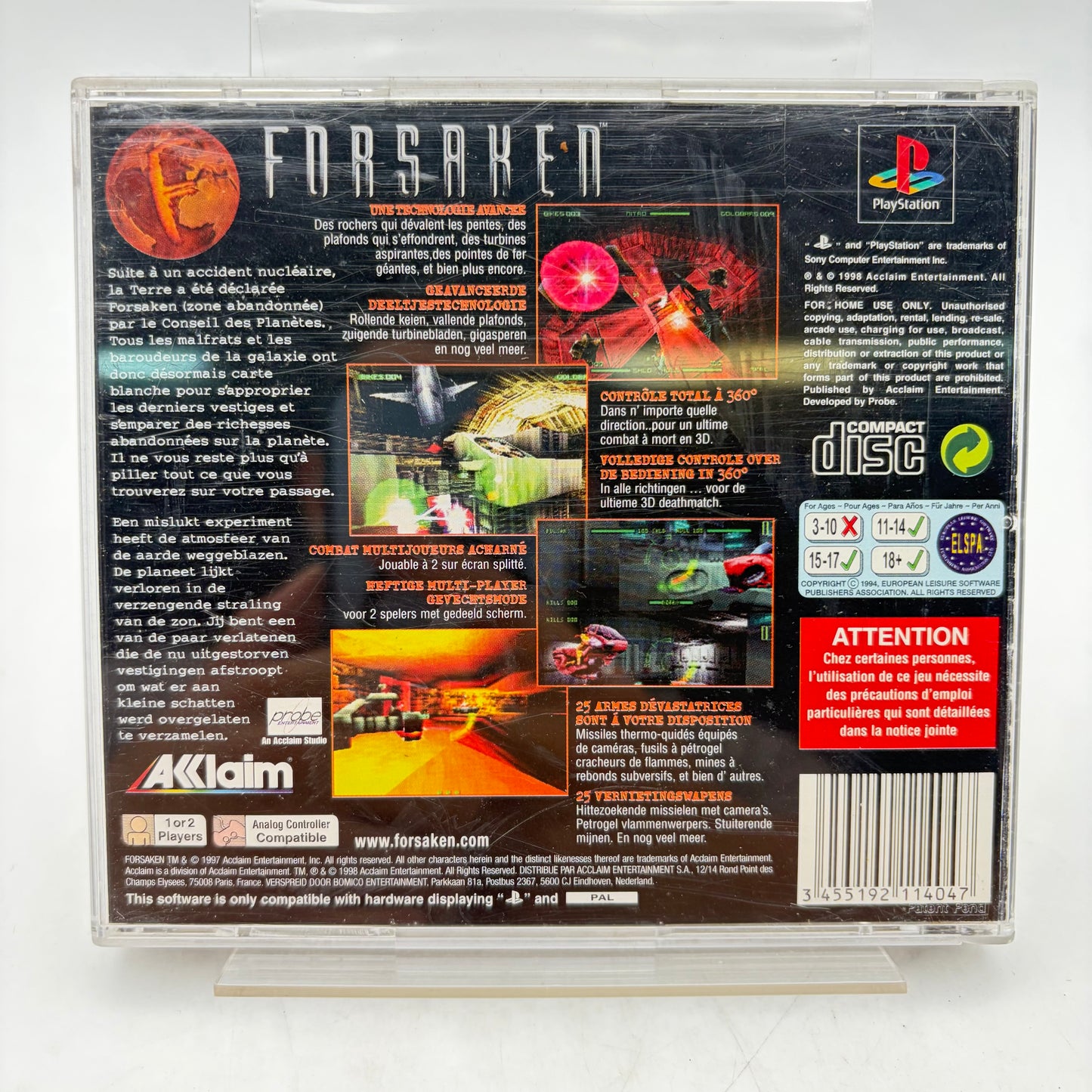 FORSAKEN - PLAYSTATION 1