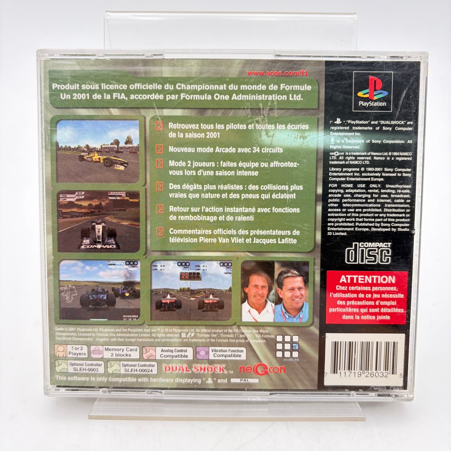 FORMULA ONE 2001 - PLAYSTATION 1