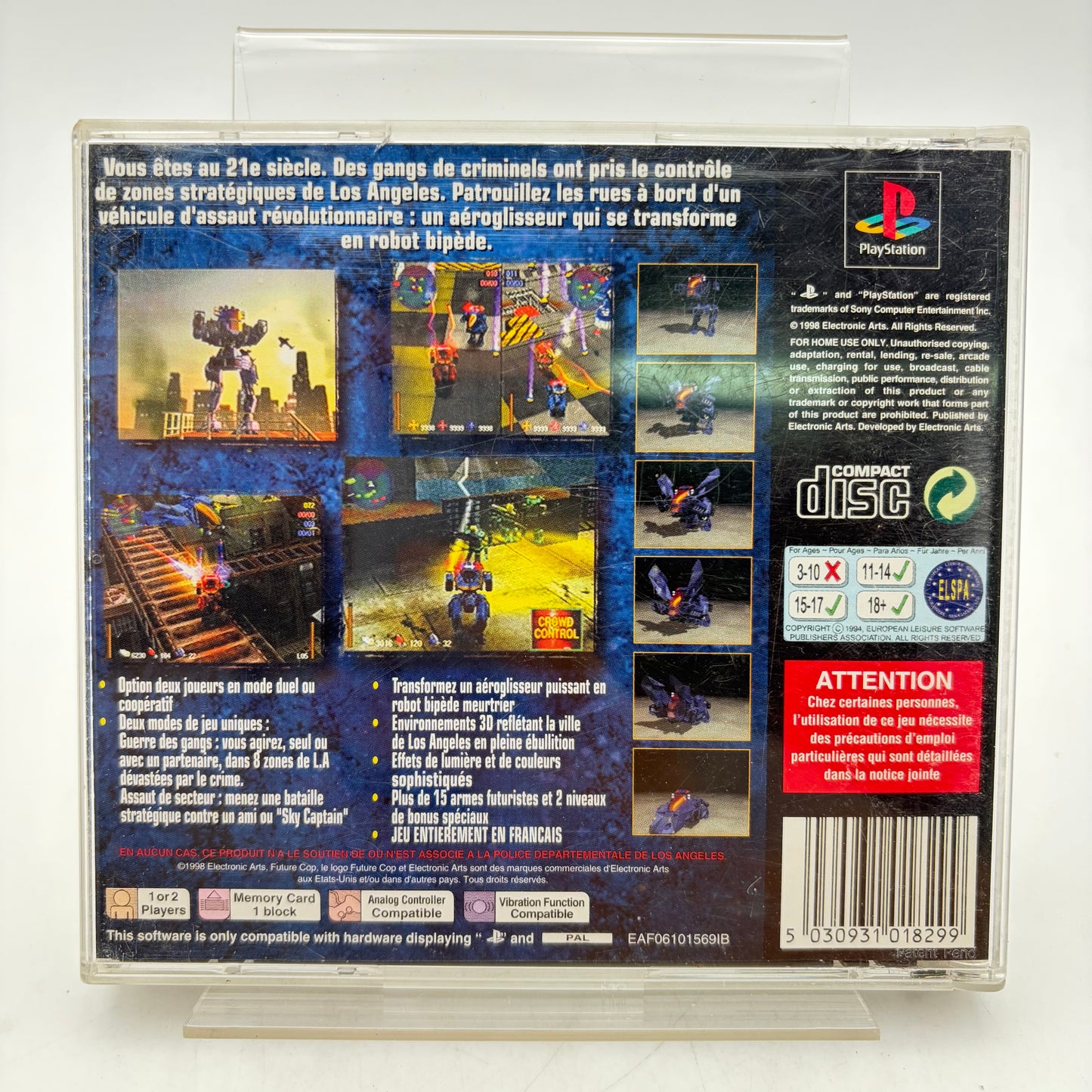 FUTURE COP : L.A.P.D. - PLAYSTATION 1