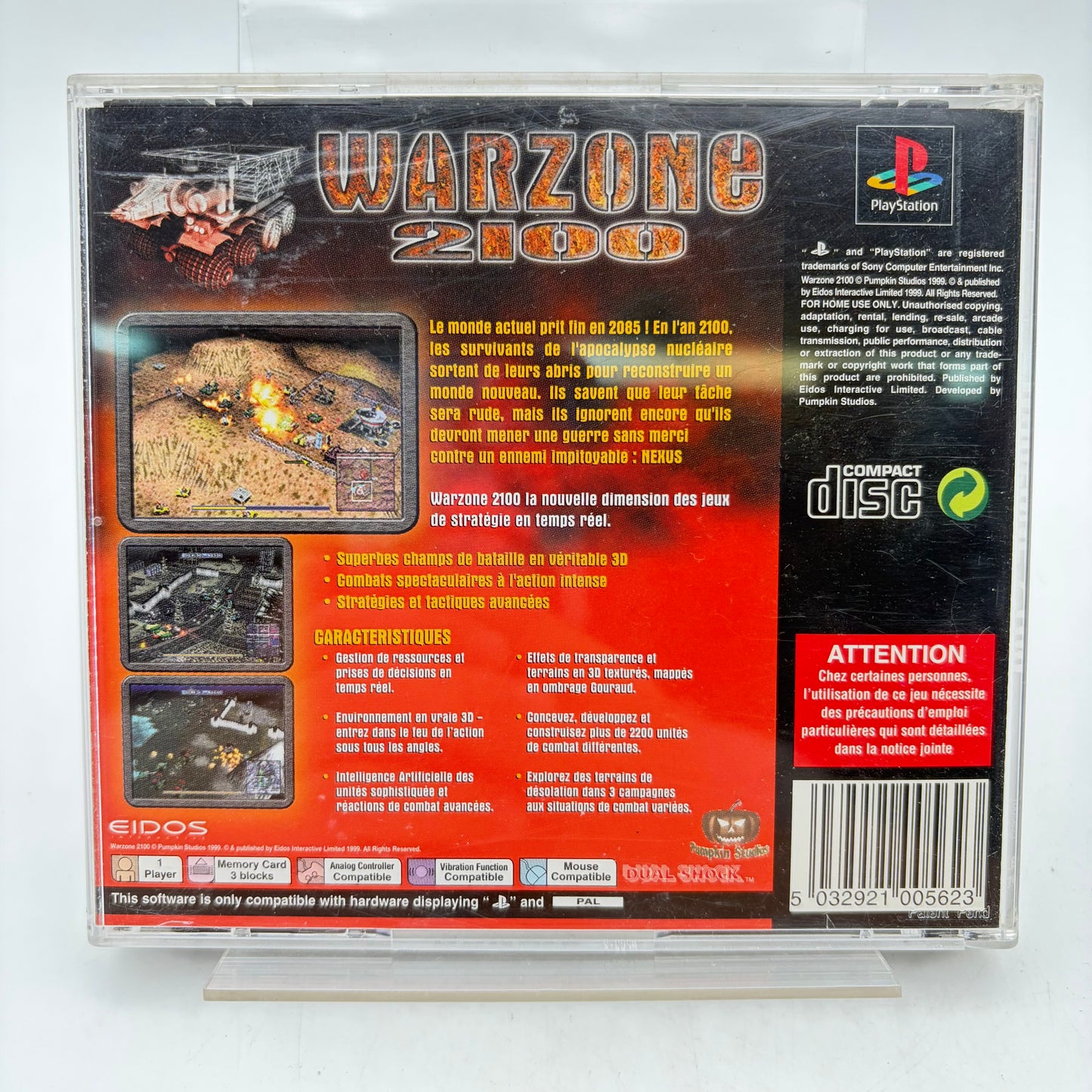 WARZONE 2100 - PLAYSTATION 1
