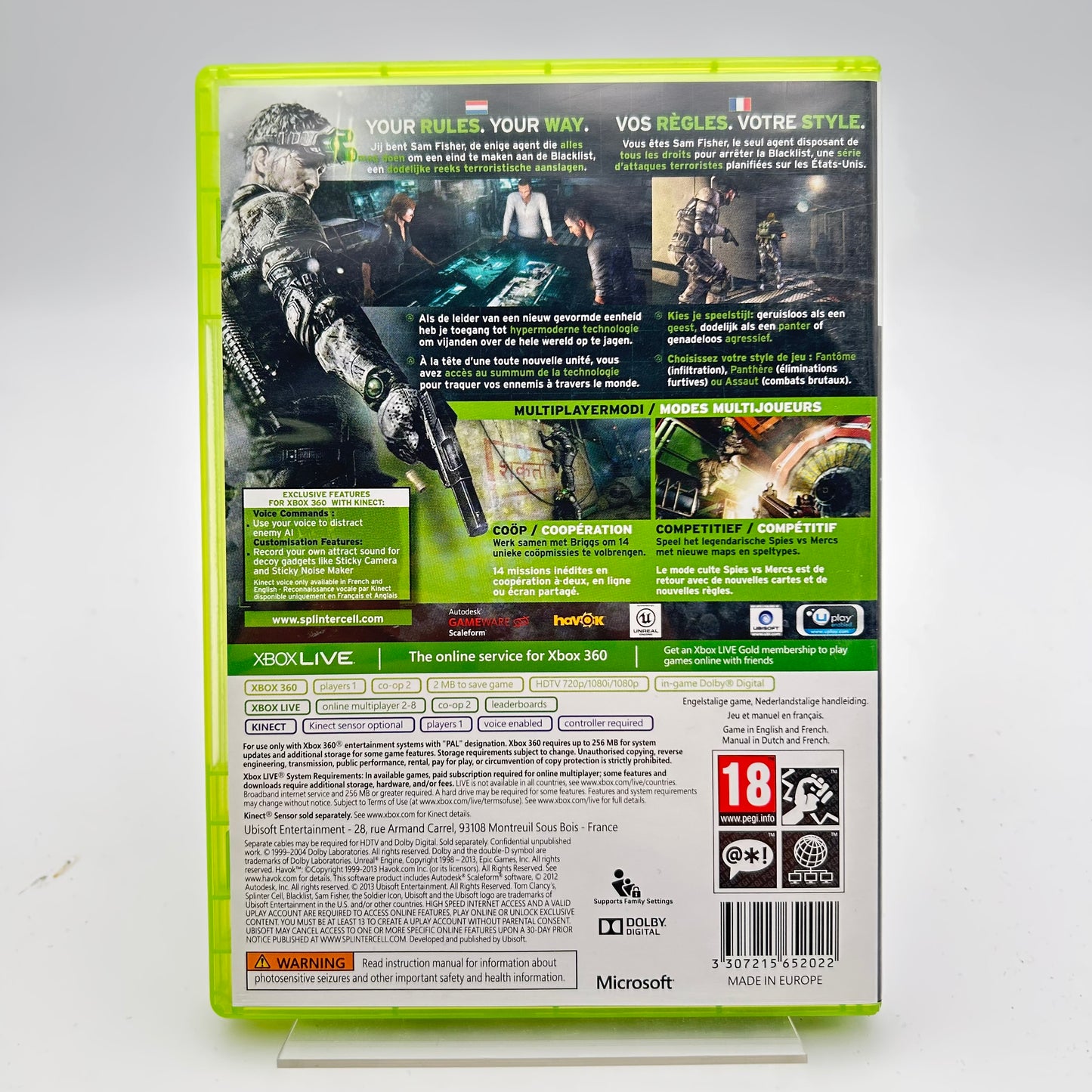SPLINTER CELL BLACKLIST - XBOX 360