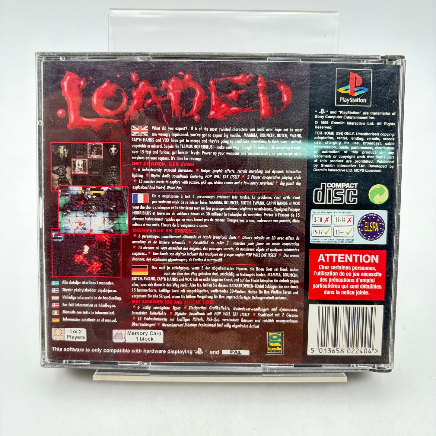 LOADED - PLAYSTATION 1