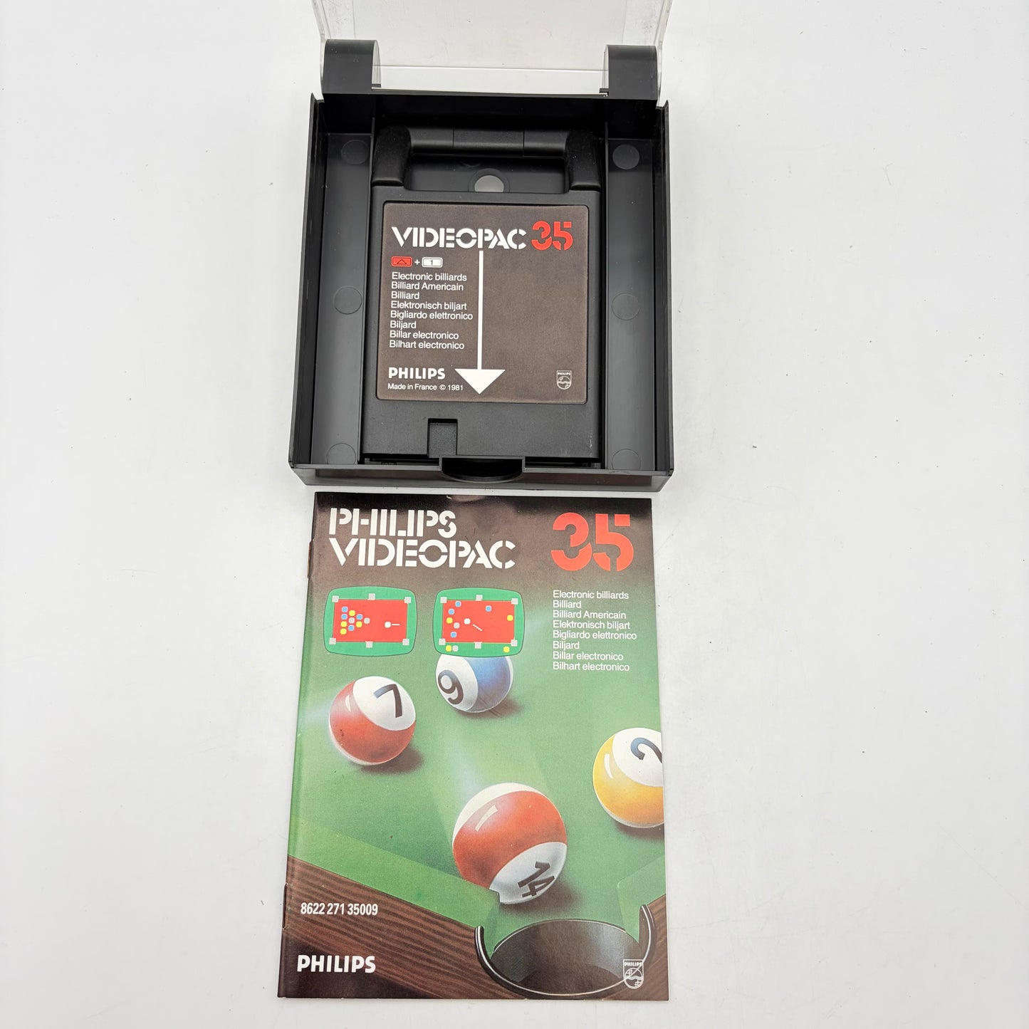 BILLARD (VIDEOPAC 35) - PHILIPS VIDEOPAC
