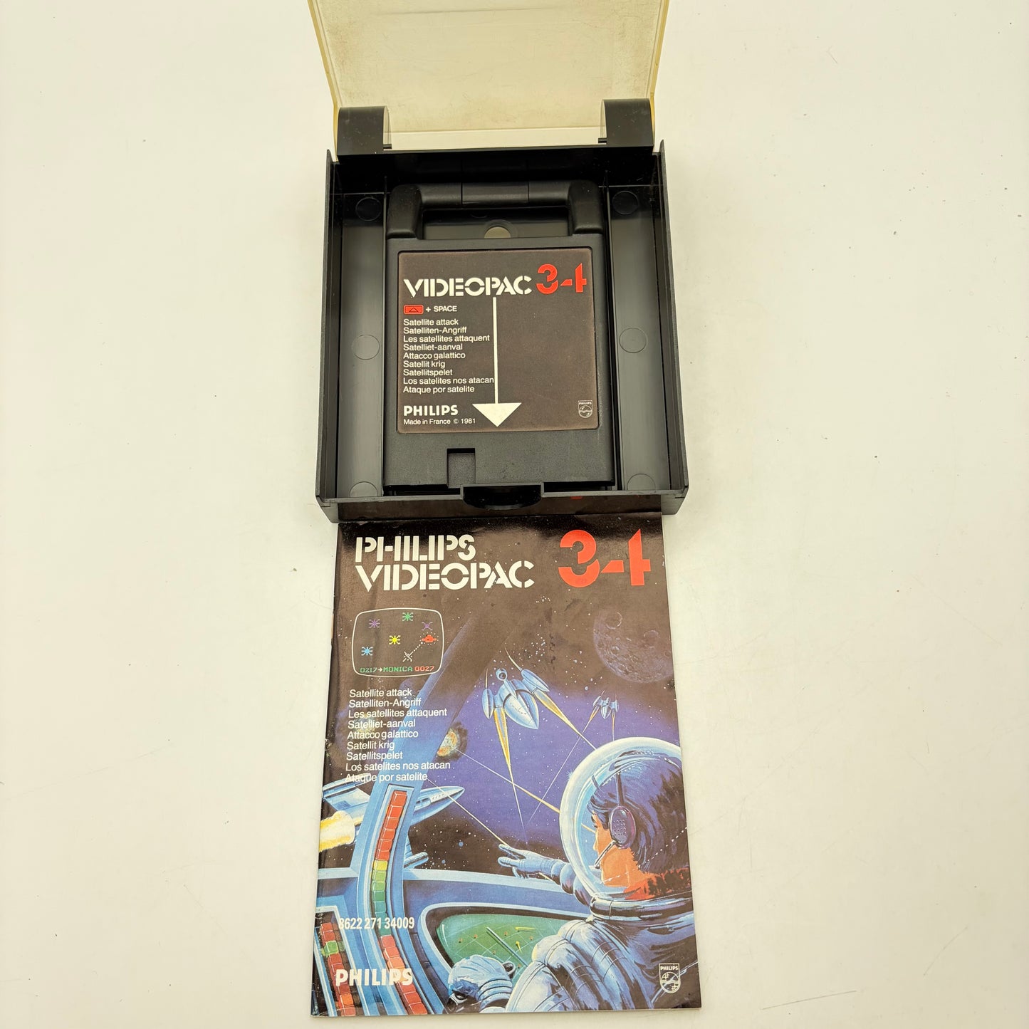 SATELLITE ATTACK (VIDEOPAC 34) - PHILIPS VIDEOPAC