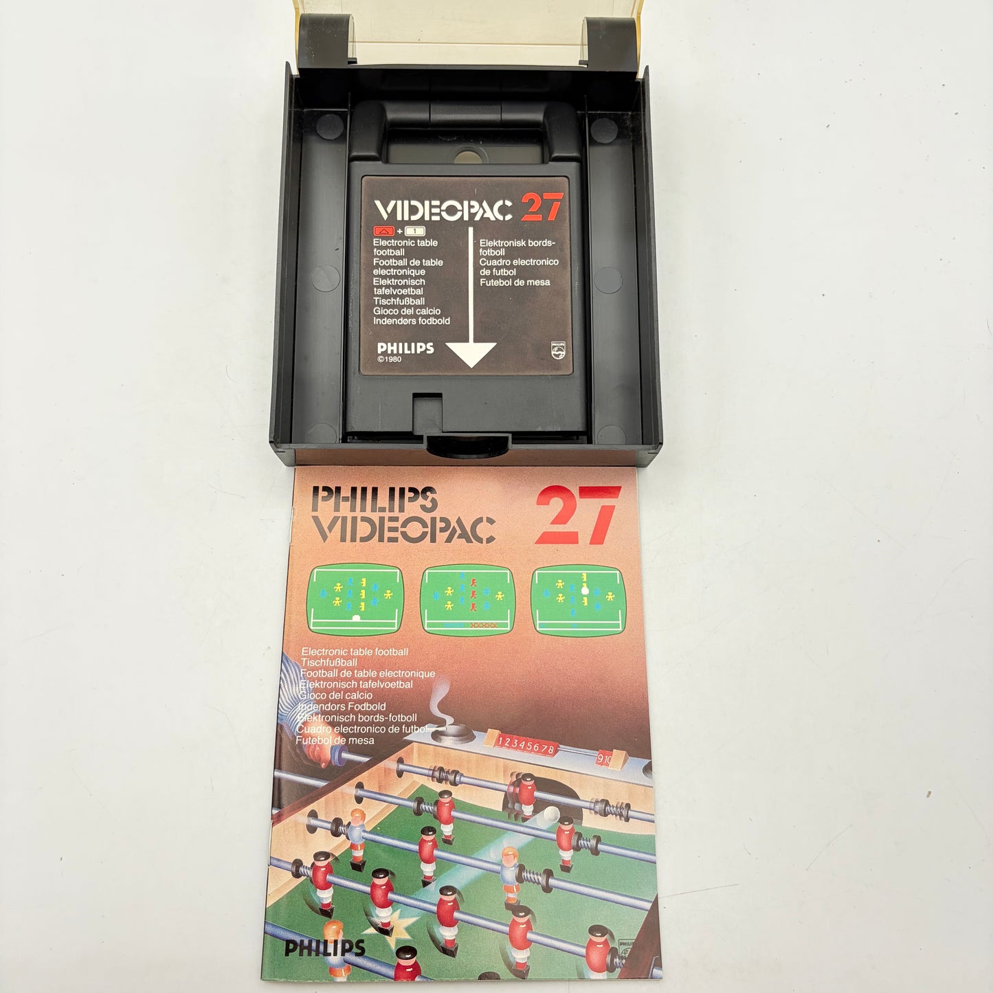 ELECTRONIC TABLE FOOTBALL (VIDEOPAC 27) - PHILIPS VIDEOPAC