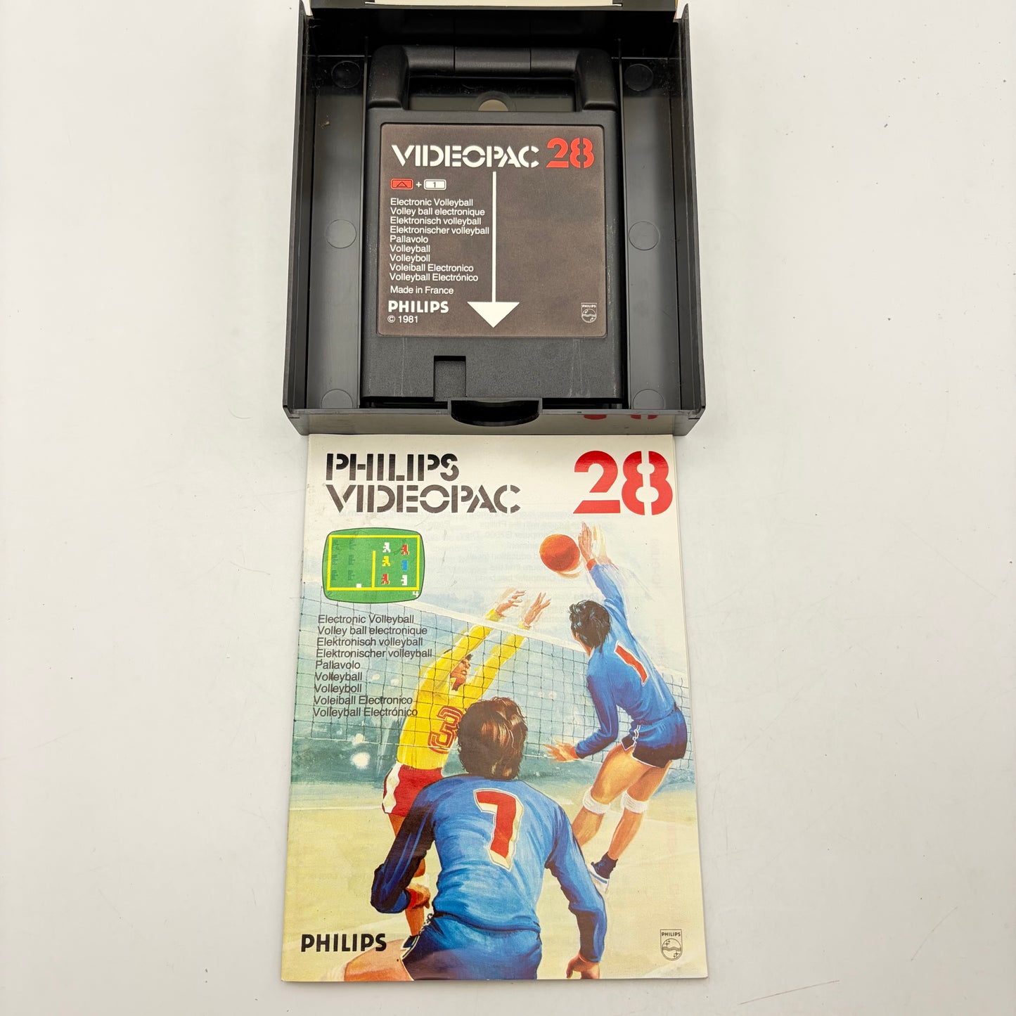 ELECTRONIC VOLLEYBALL (VIDEOPAC 28) - PHILIPS VIDEOPAC