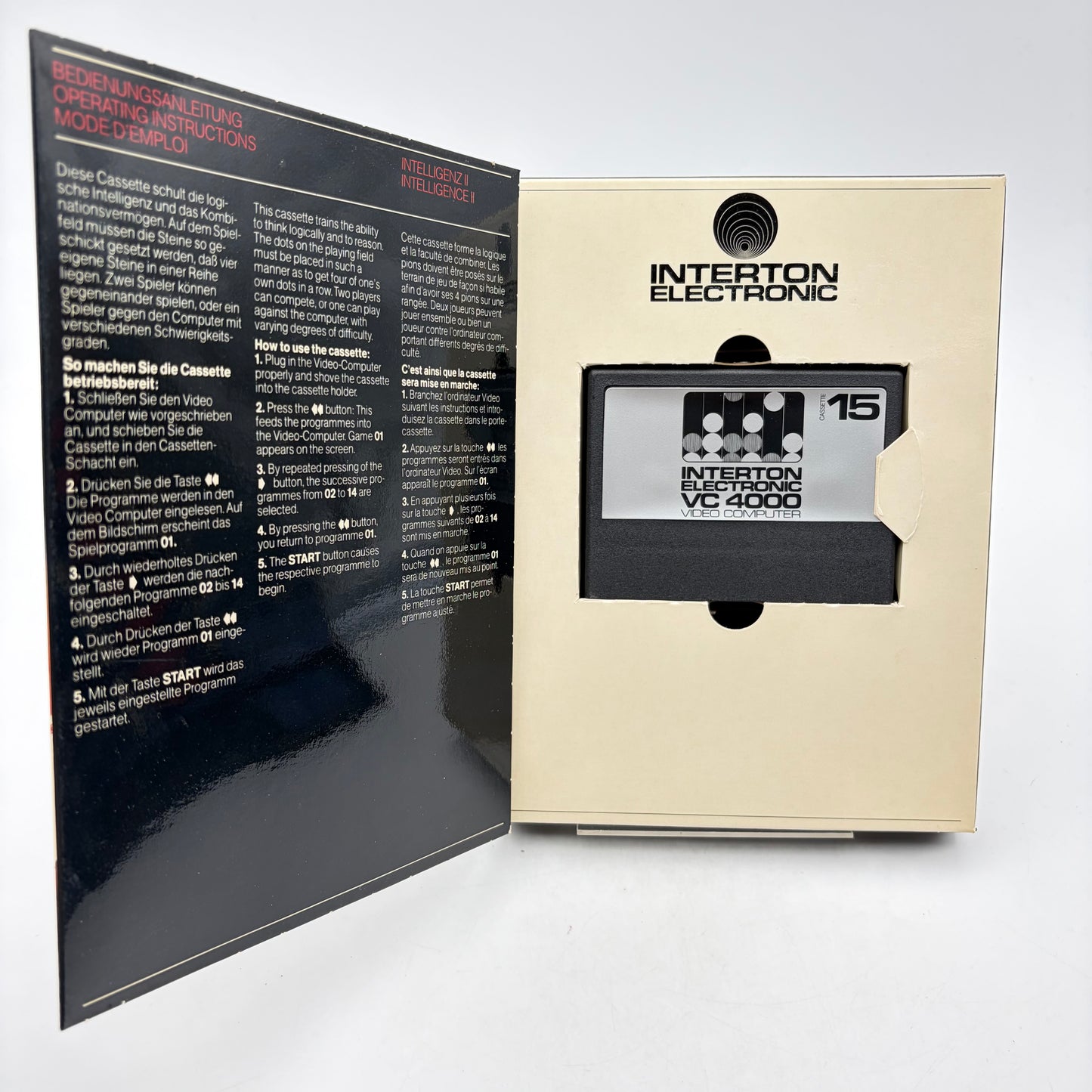 INTELLIGENCE II (CASSETTE 15) - VIDEO COMPUTER VC4000