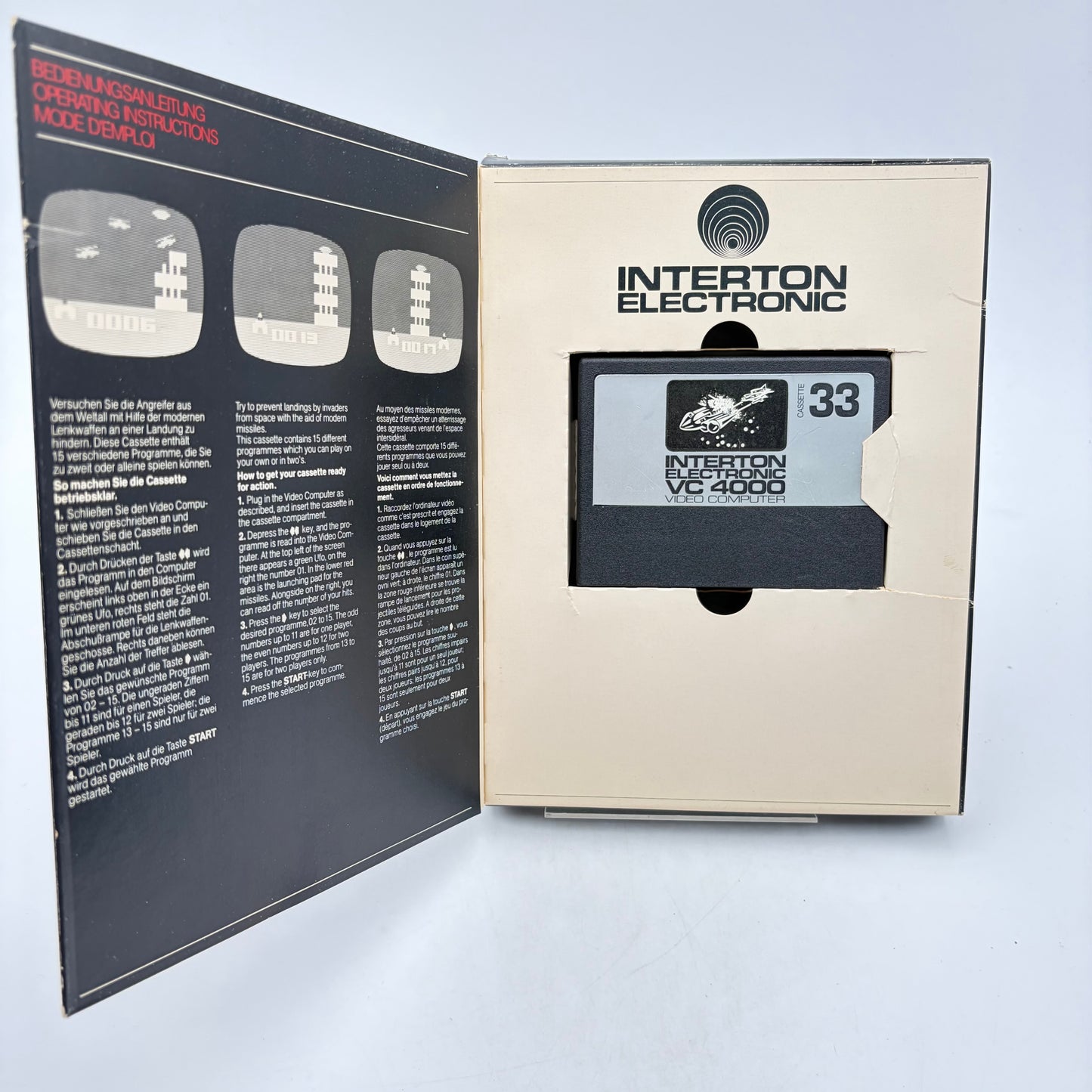 SUPER INVADERS (CASSETTE 33) - VIDEO COMPUTER VC4000