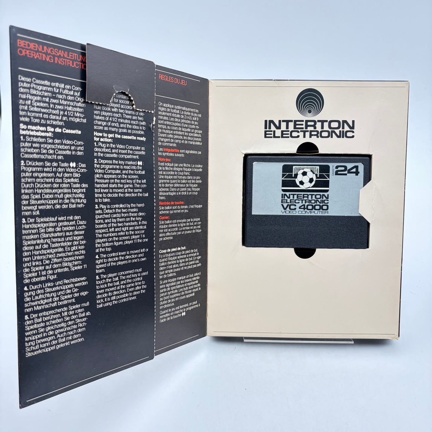SOCCER (CASSETTE 24) - VIDEO COMPUTER VC4000