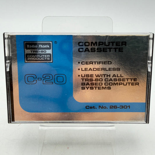 CASSETTE C-20 - COMMODORE