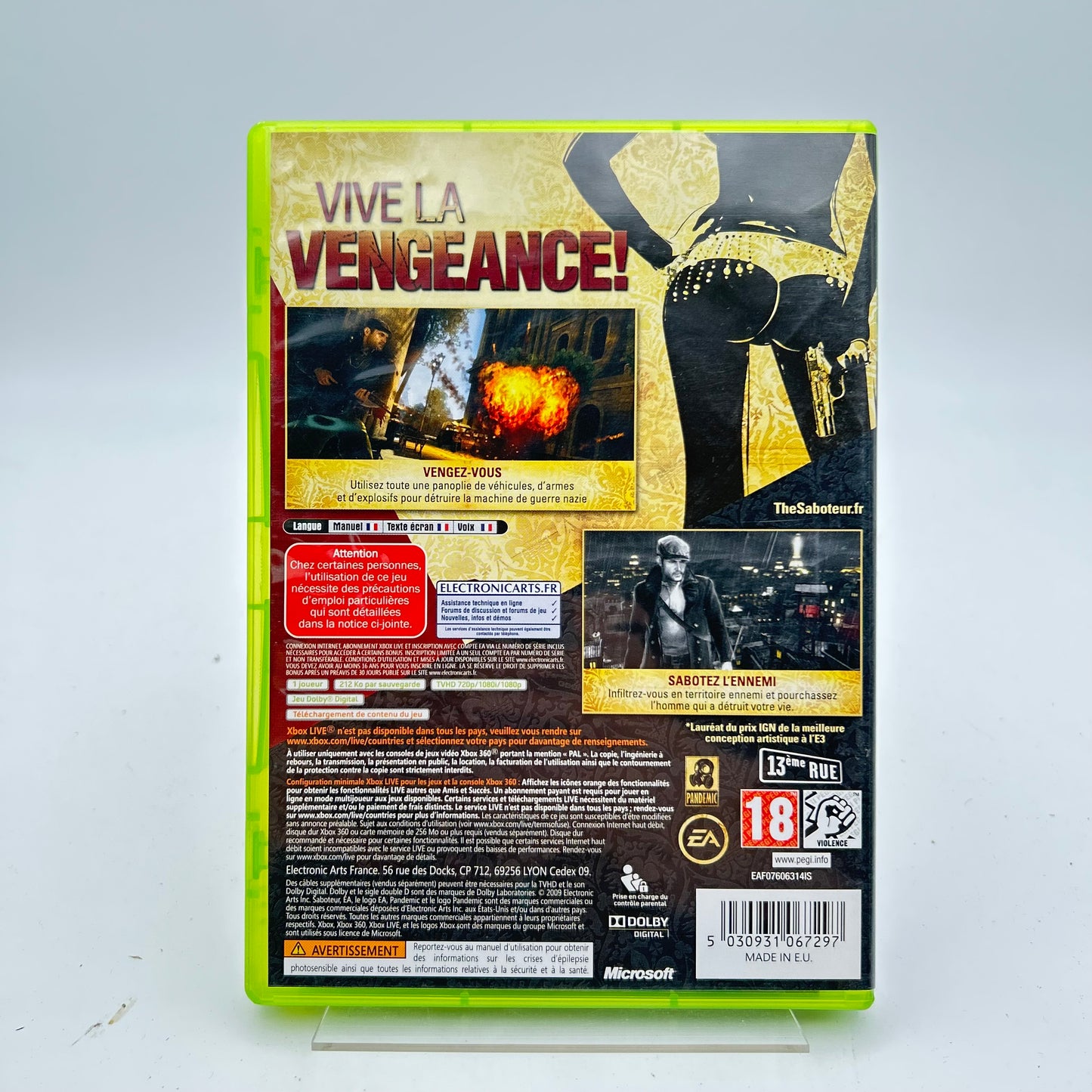 THE SABOTEUR - XBOX 360