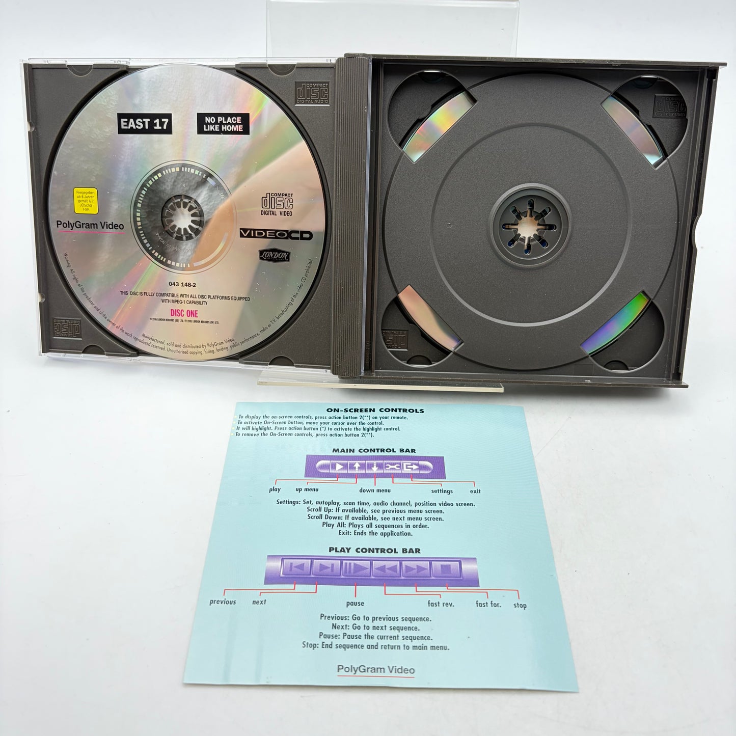 EAST 17: NO PLACE LIKE HOME (VIDEOCD) - PHILIPS CDI