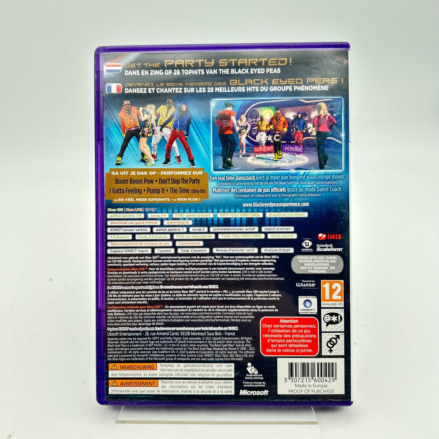 THE BLACK EYED PEAS EXPERIENCE - XBOX 360