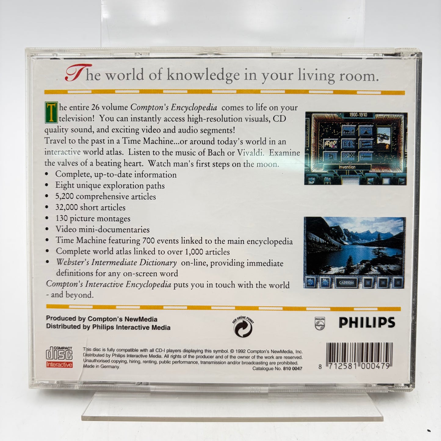 COMPTON'S INTERACTIVE ENCYCLOPEDIA - PHILIPS CDI