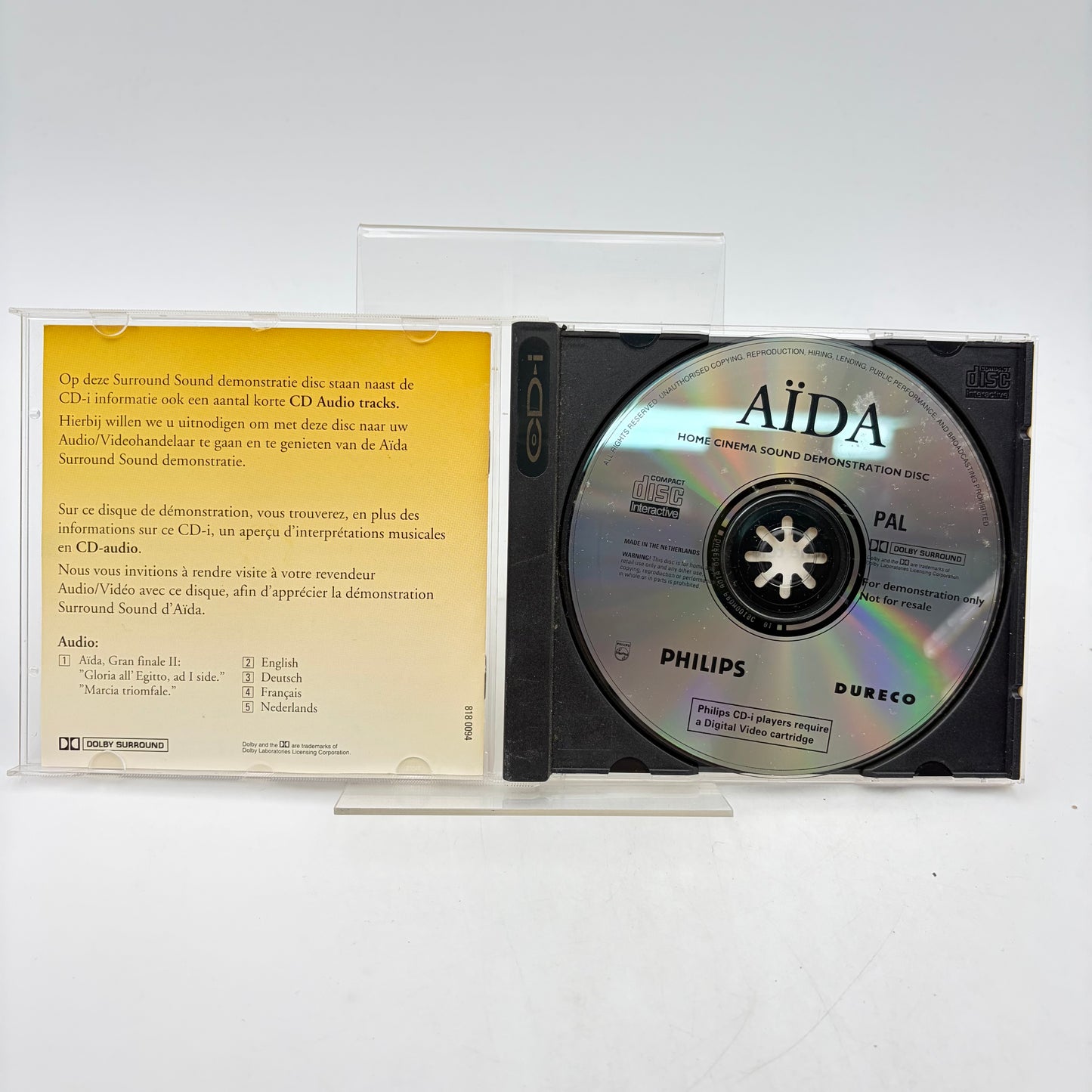 AIDA HOME CINEMA SOUND DEMONSTRATION DISC - PHILIPS CDI