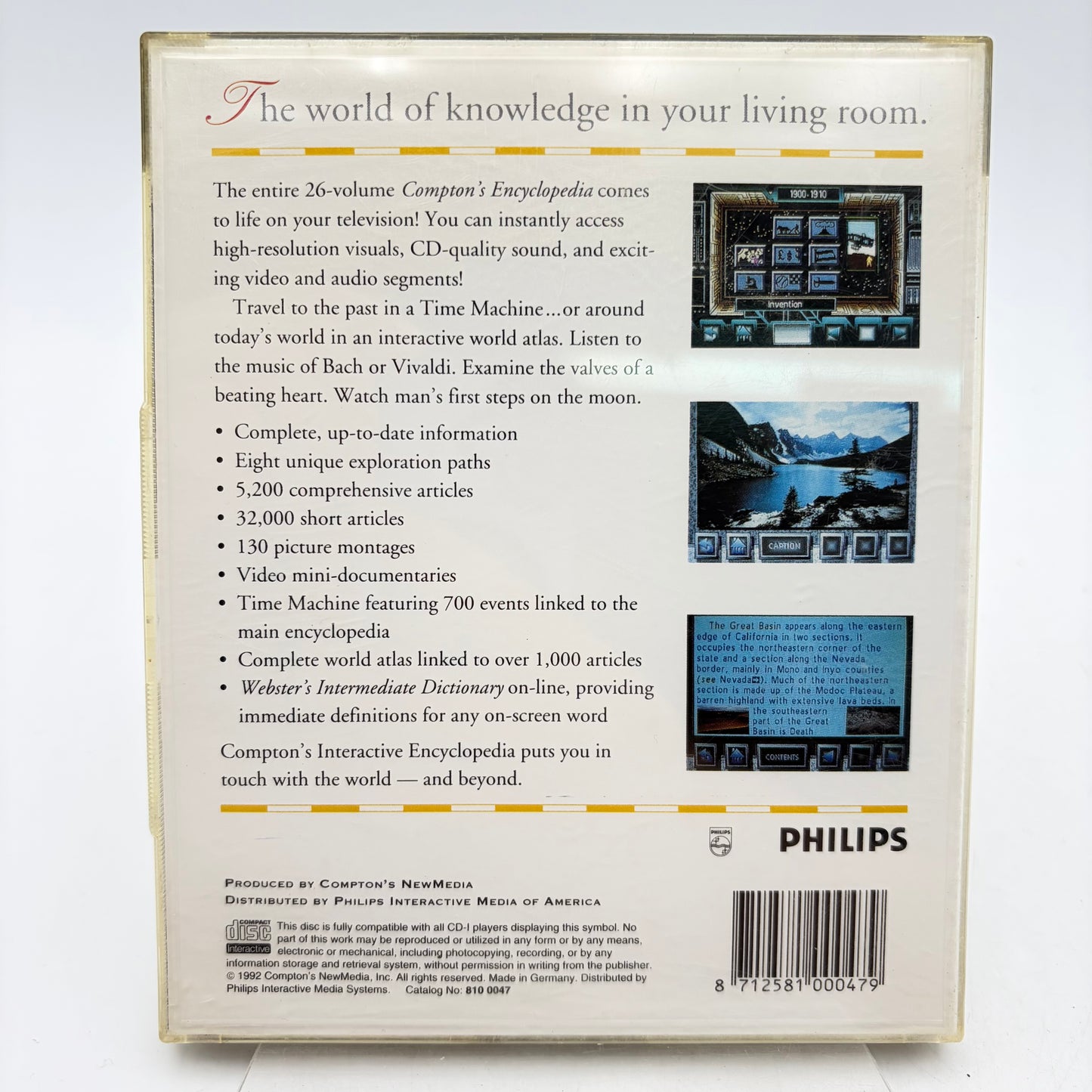 COMPTON'S INTERACTIVE ENCYCLOPEDIA - PHILIPS CDI