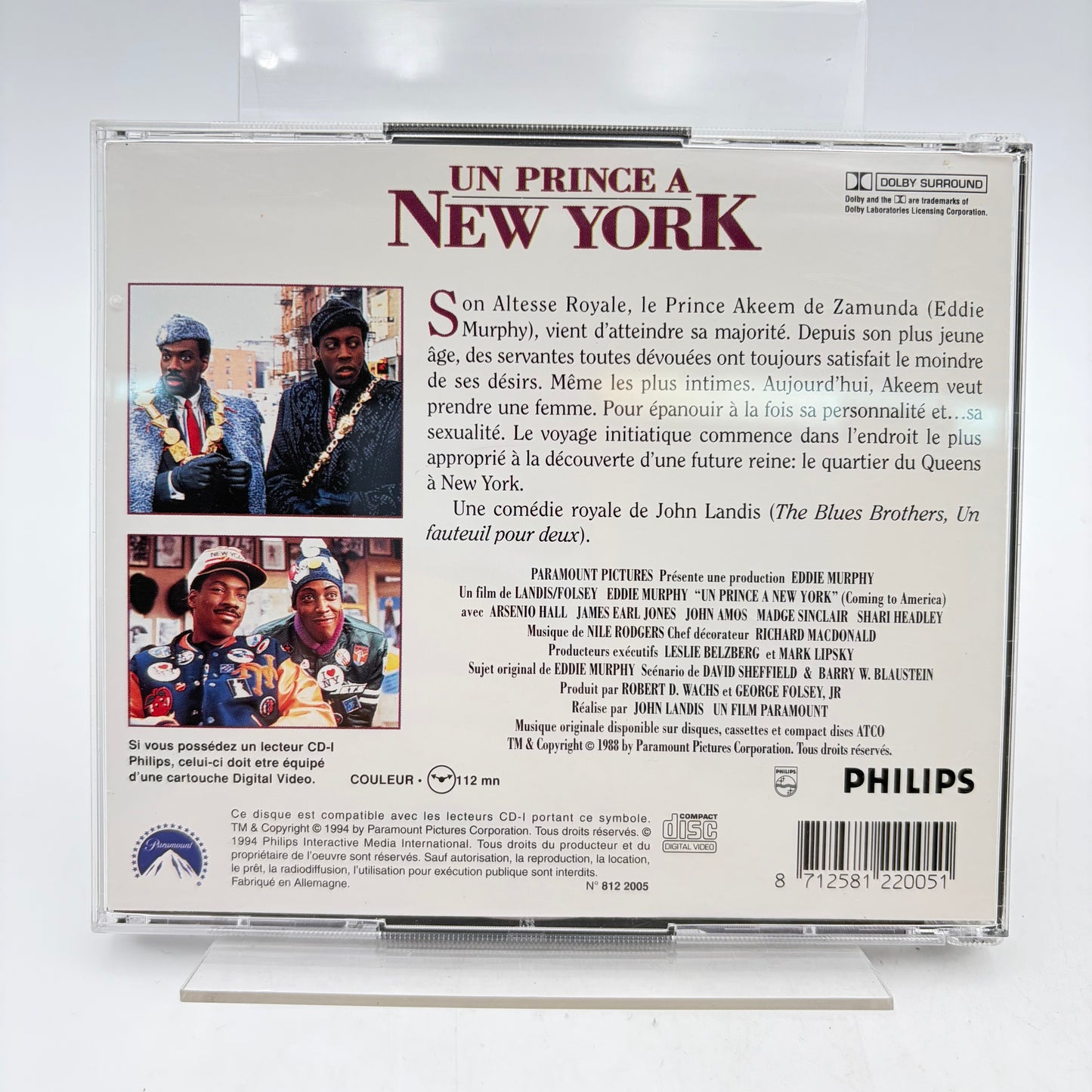 UN PRINCE À NEW YORK - PHILIPS CDI