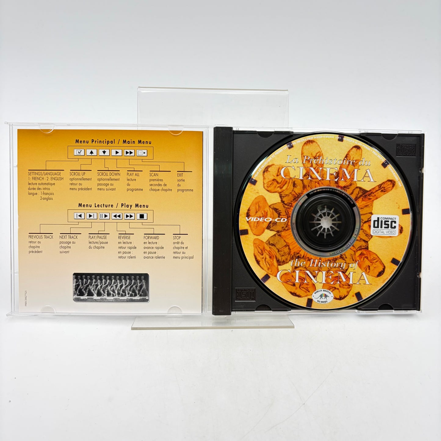 LA PREHISTOIRE DU CINEMA - PHILIPS CDI