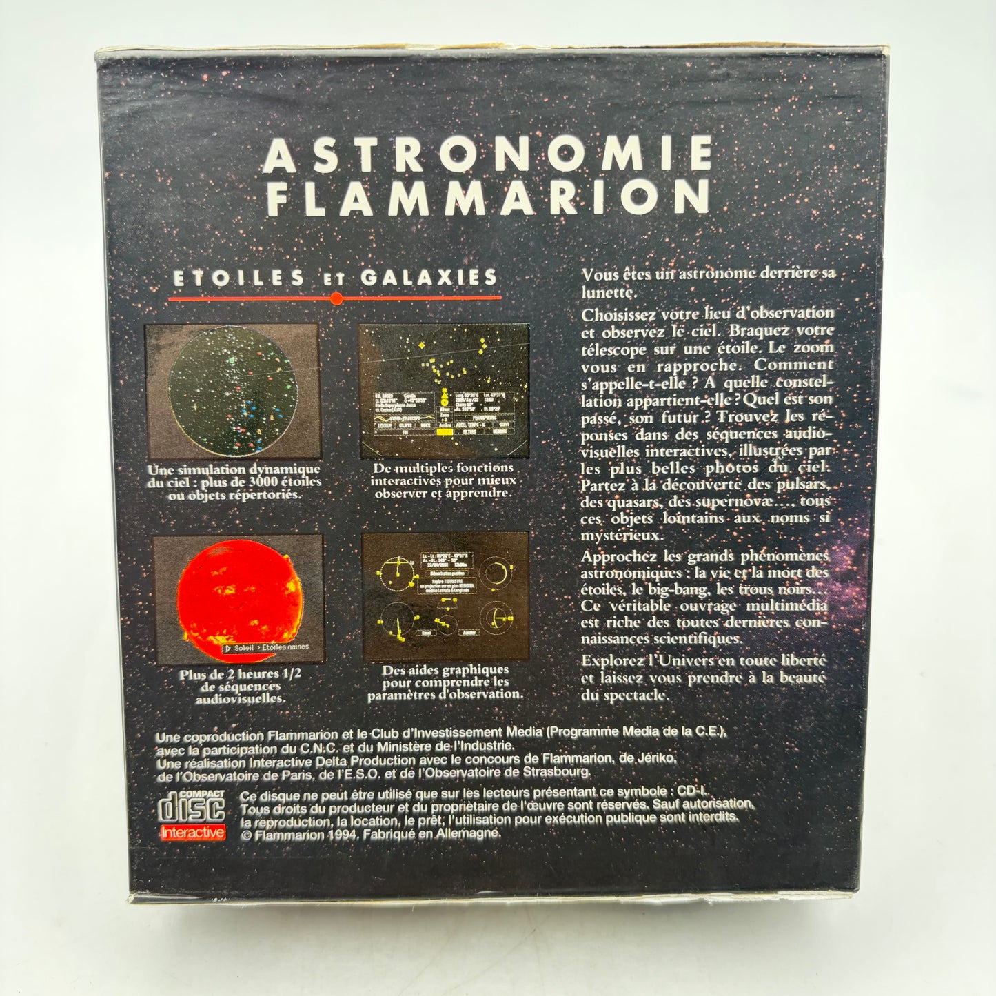 COFFRET ÉTOILES ET GALAXIES - PHILIPS CDI