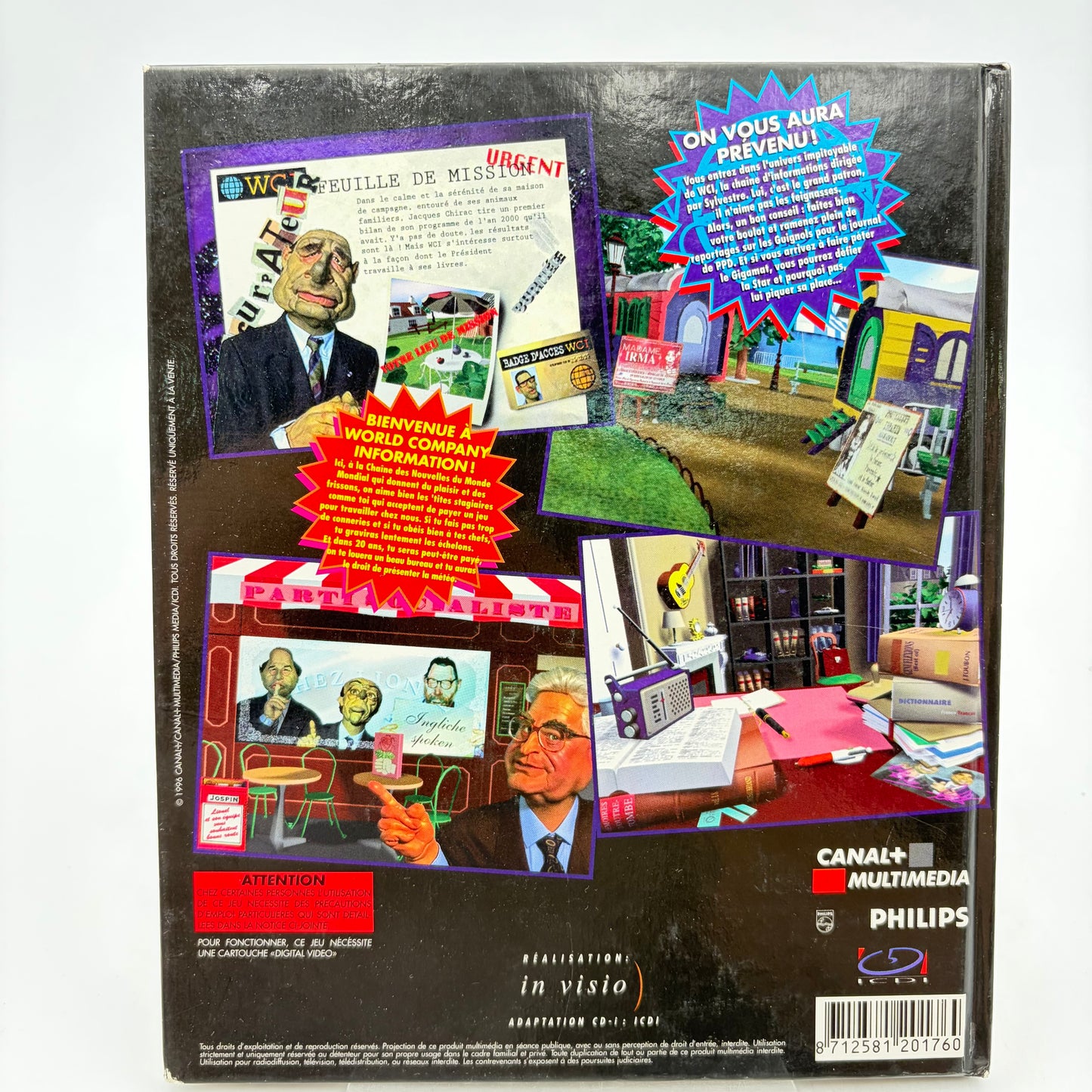 LES GUIGNOLS DE L'INFO ...LE JEU ! - PHILIPS CDI