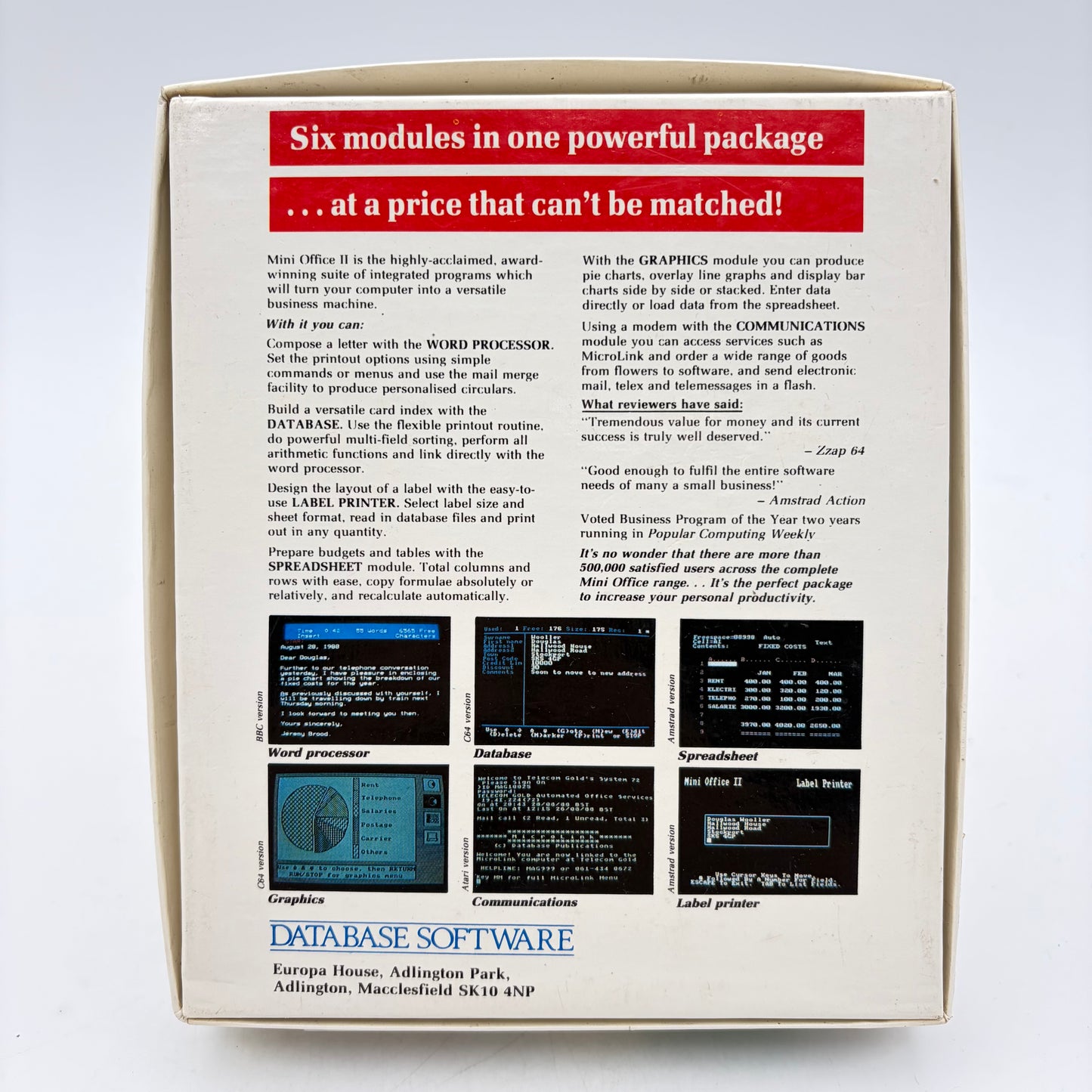MINI OFFICE II - COMMODORE 64