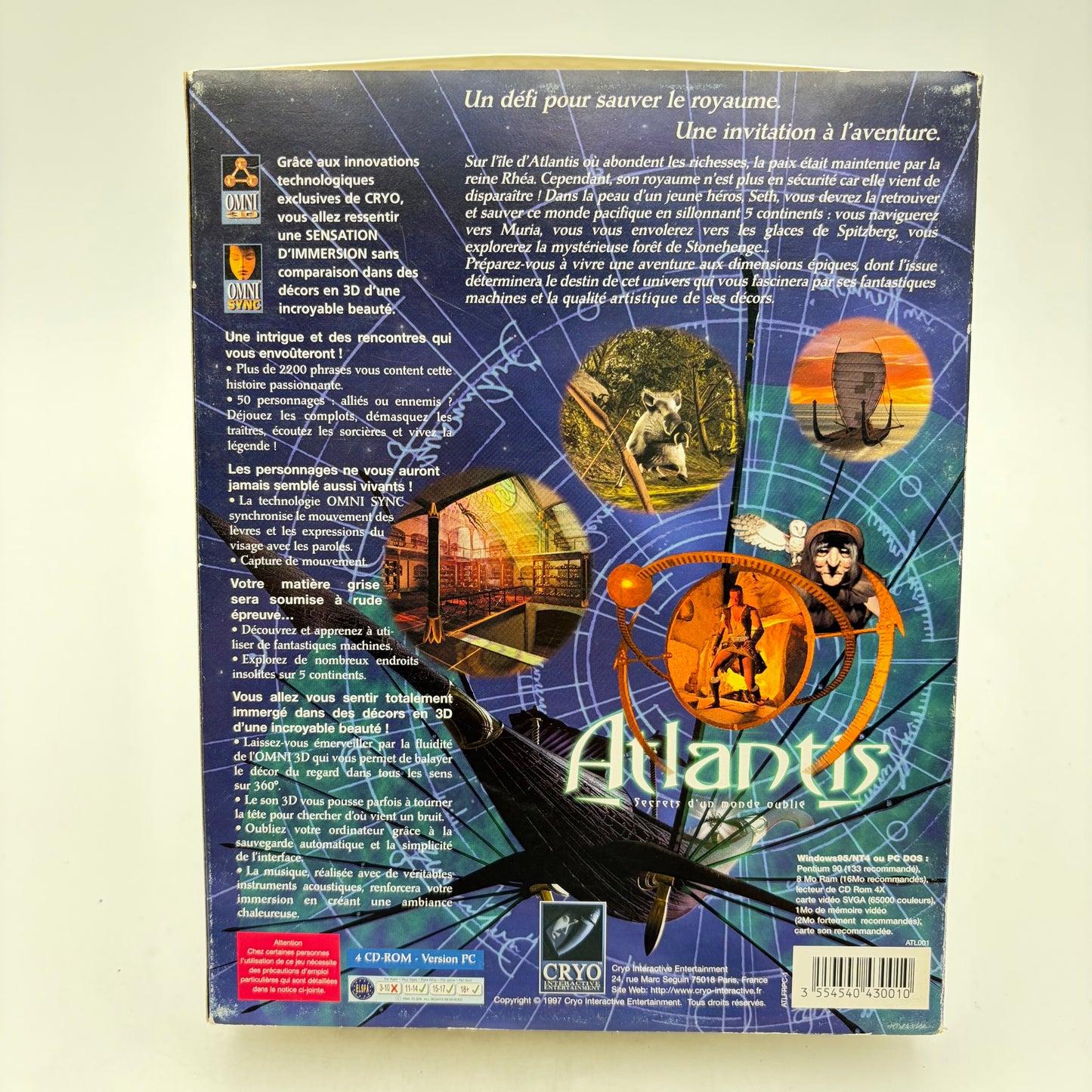 ATLANTIS: SECRETS D'UN MONDE OUBLIÉ - PC BIG BOX