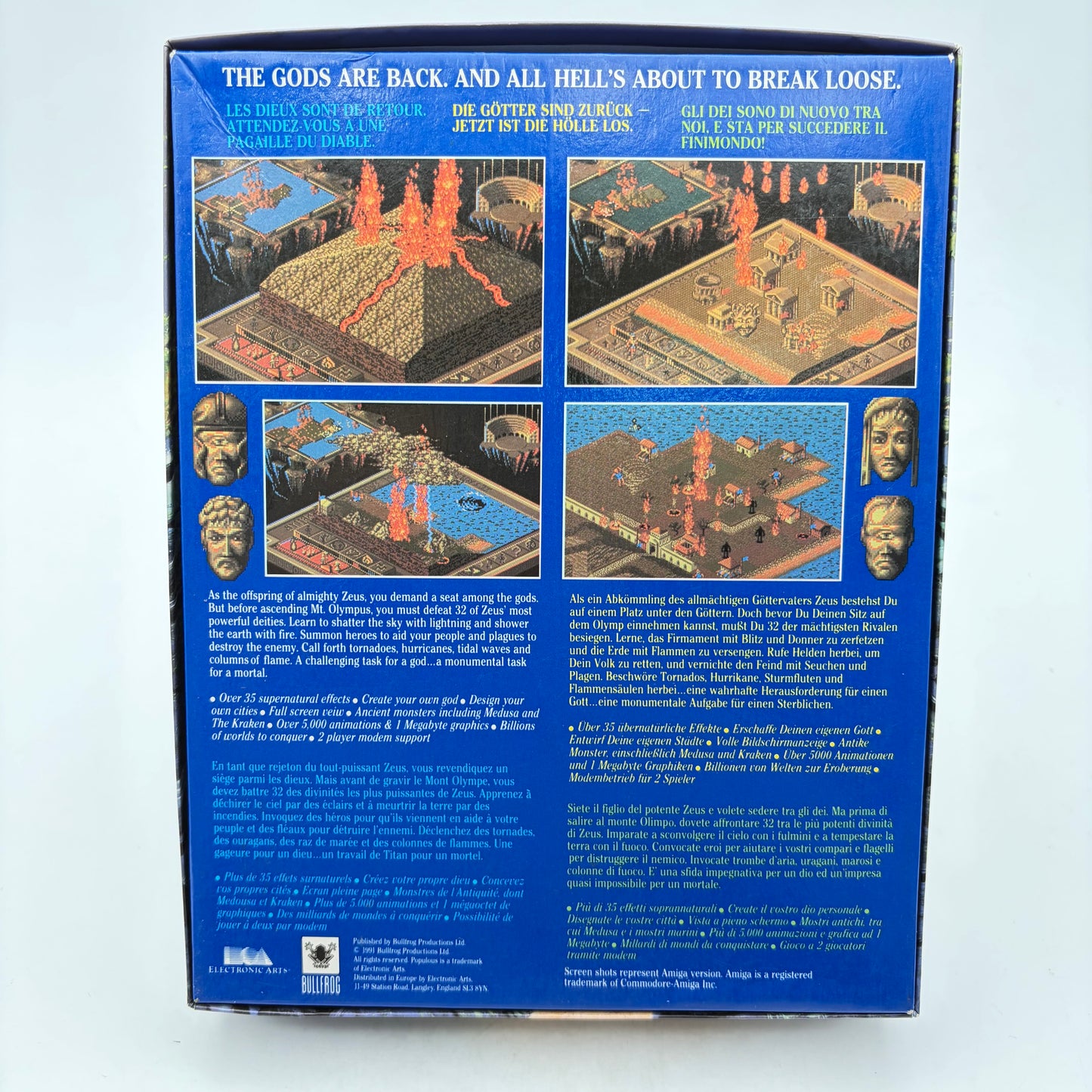 POPULOUS II: TRIALS OF THE OLYMPIAN GODS - ATARI ST