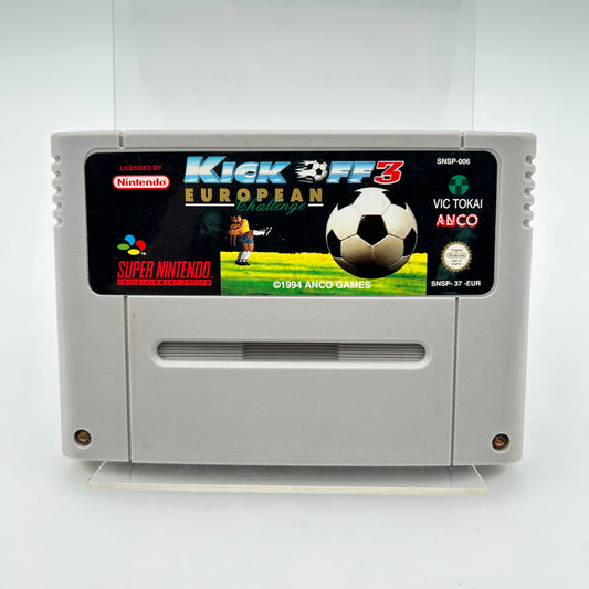 KICK OFF 3 EUROPEAN CHALLENGE - SUPER NINTENDO