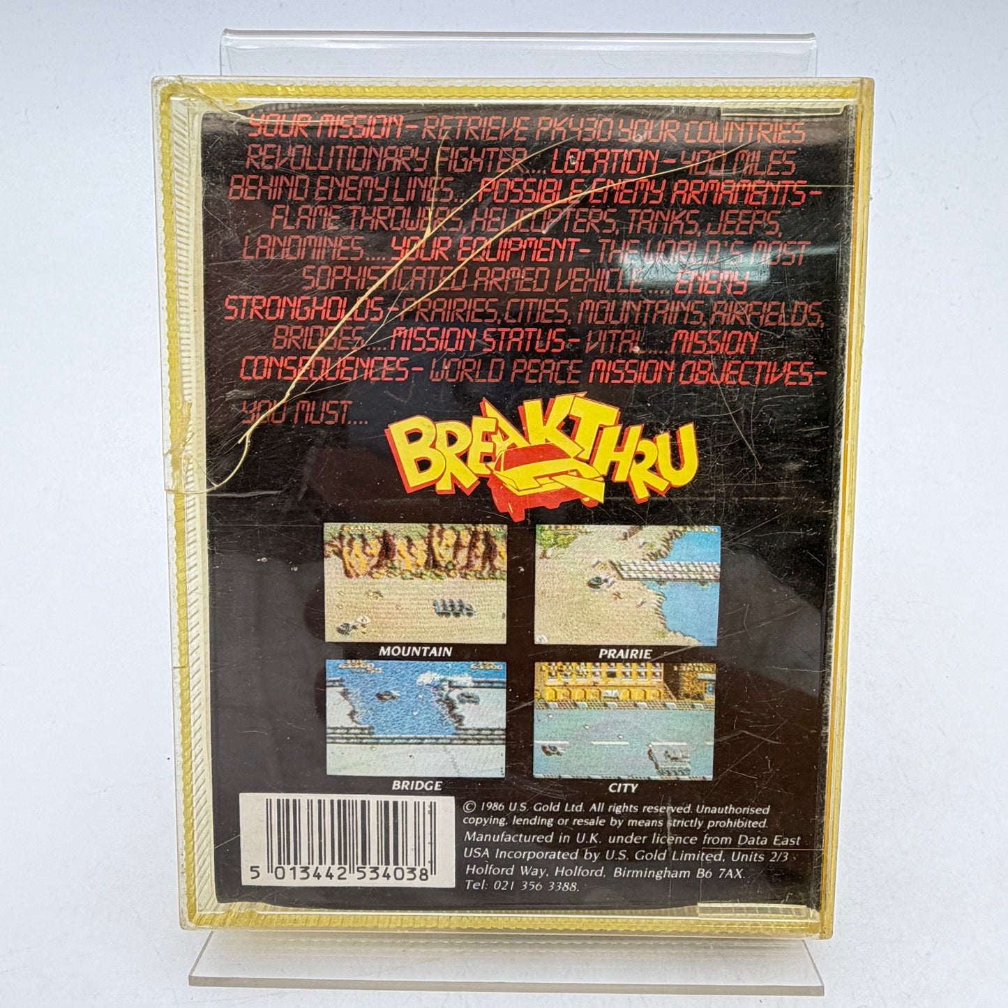 BREAKTHRU - COMMODORE 64