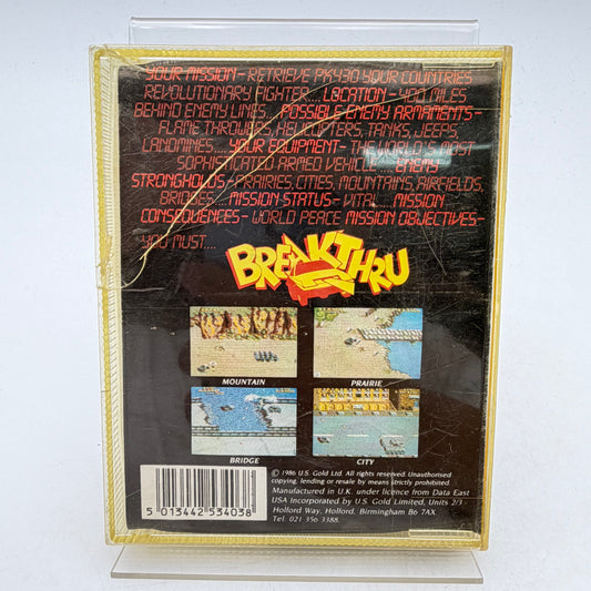 BREAKTHRU - COMMODORE 64