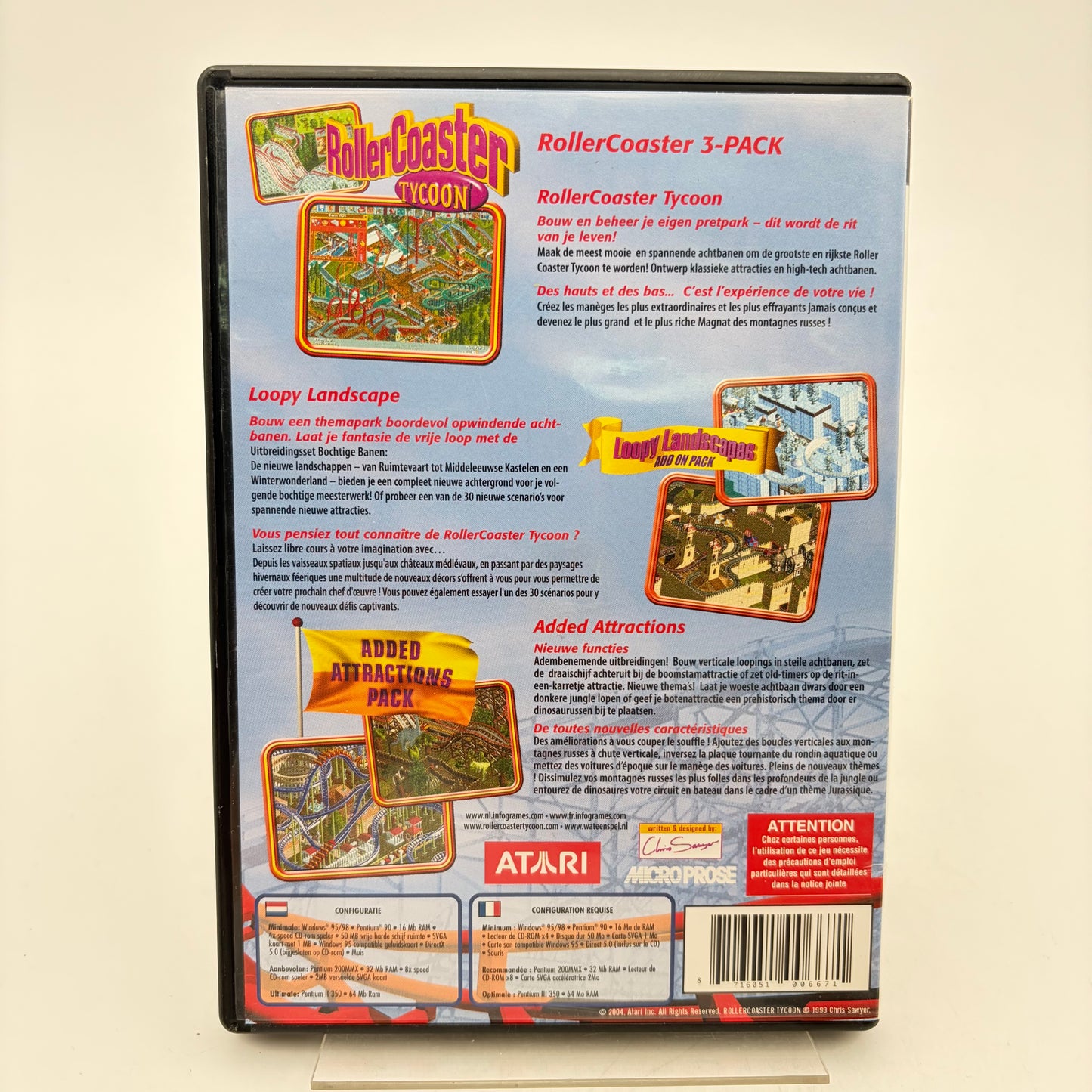 ROLLERCOASTER TYCOON 3-PACK - PC