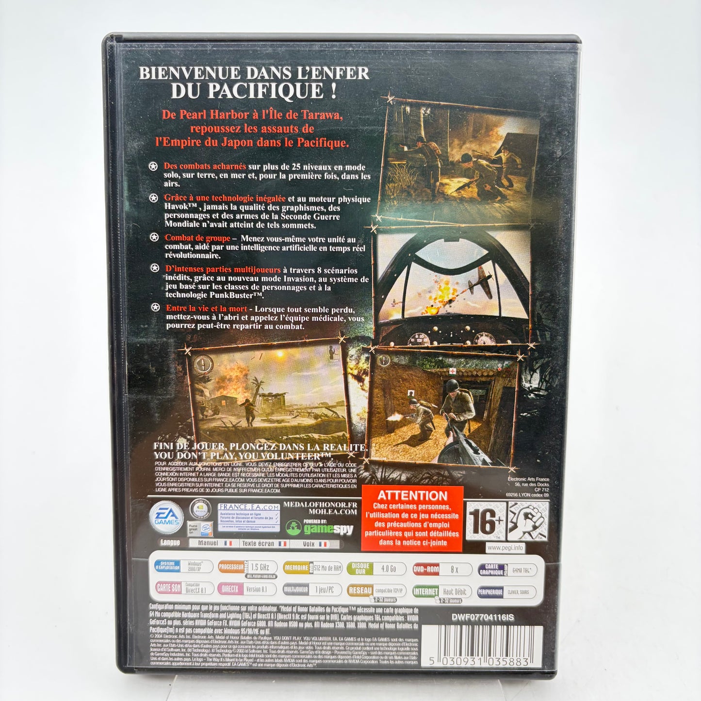 MEDAL OF HONOR : BATAILLES DU PACIFIQUE - PC