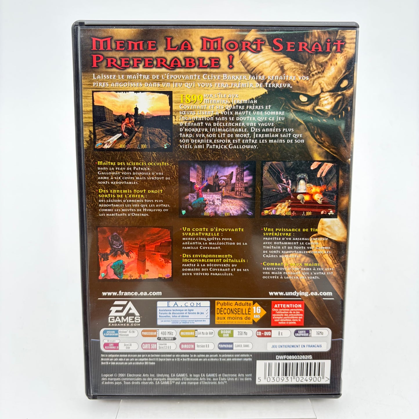 CLIVE BARKER'S UNDYING - PC